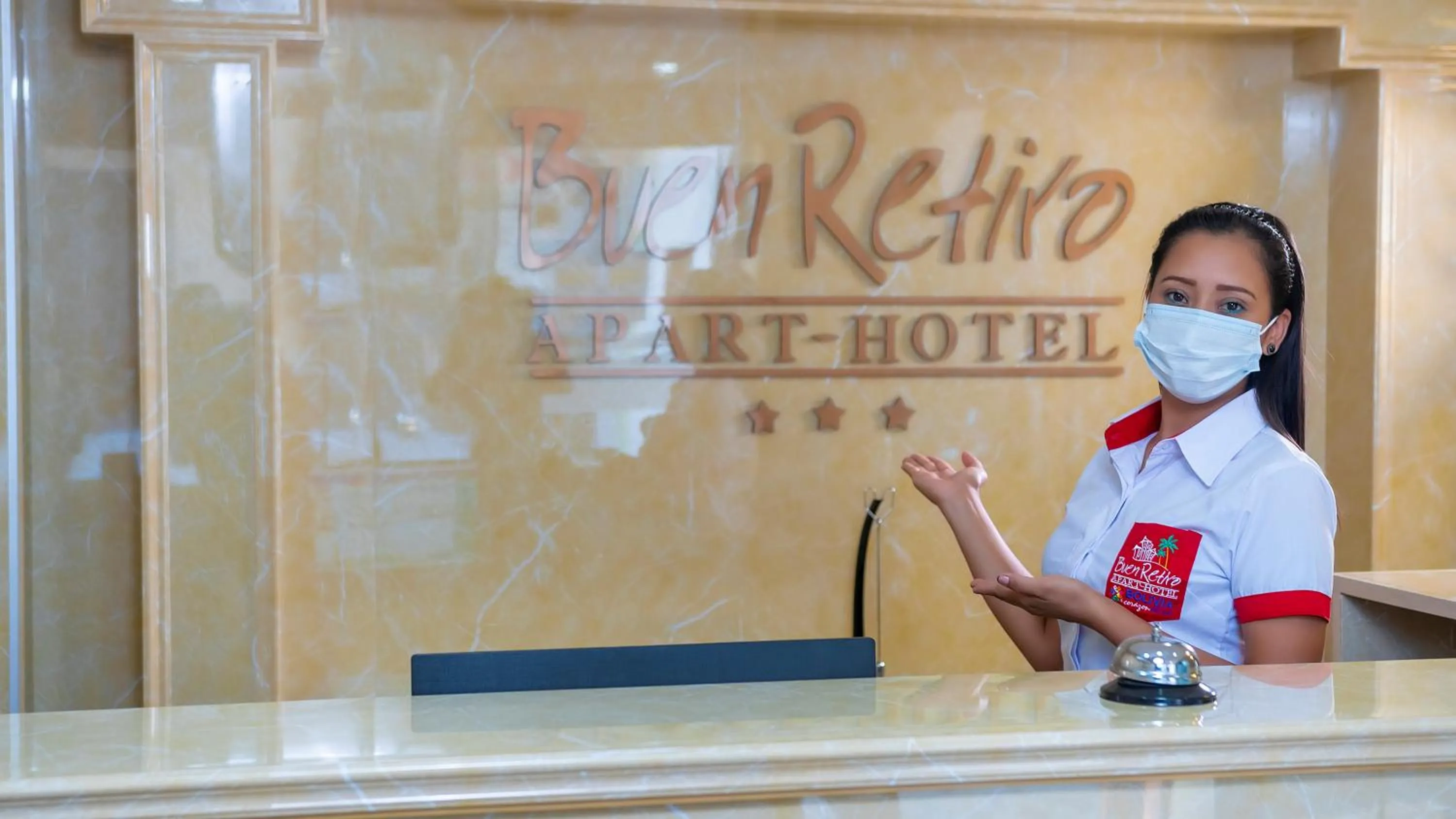 Lobby or reception in Buen Retiro Apart Hotel