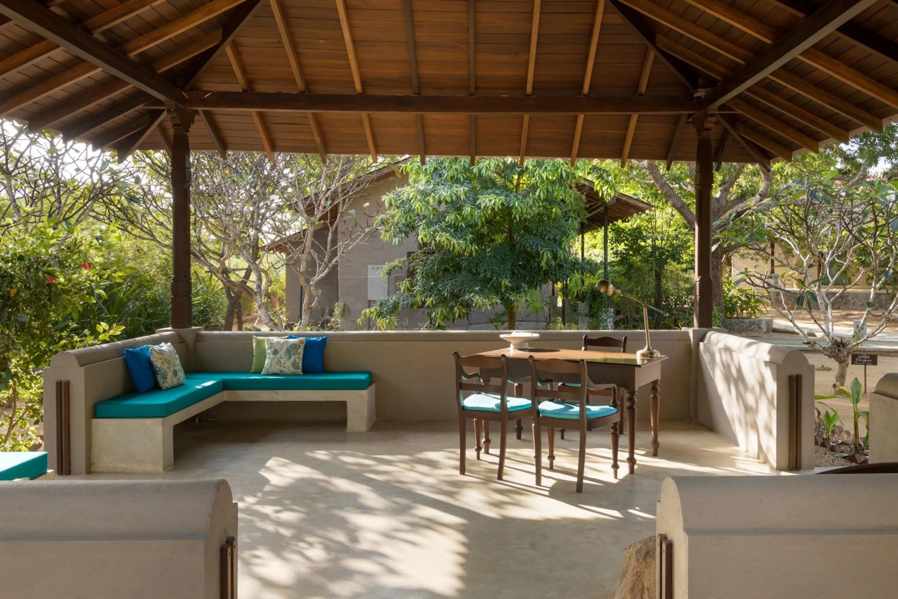 Facade/entrance in Koragaha Lodge - Yala