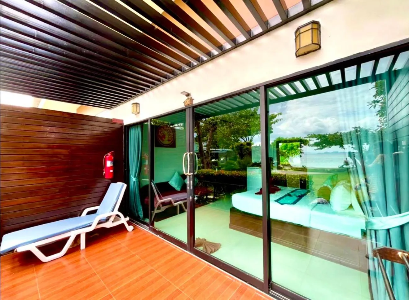 Balcony/Terrace in Kathalee Beach Resort