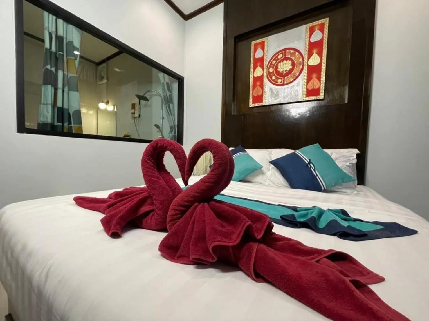 Bed in Kathalee Beach Resort