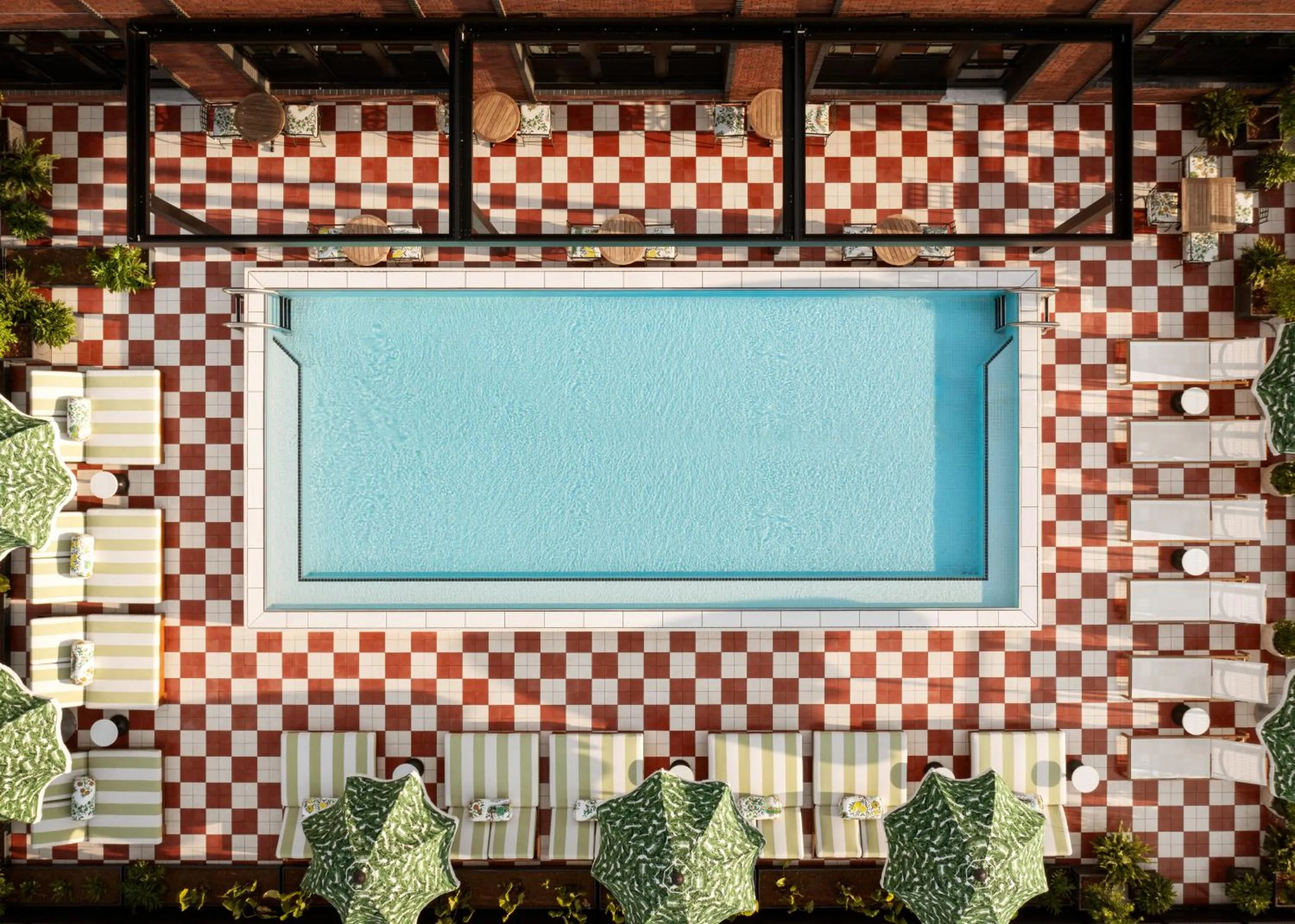 Pool view in Memoir Warehouse District