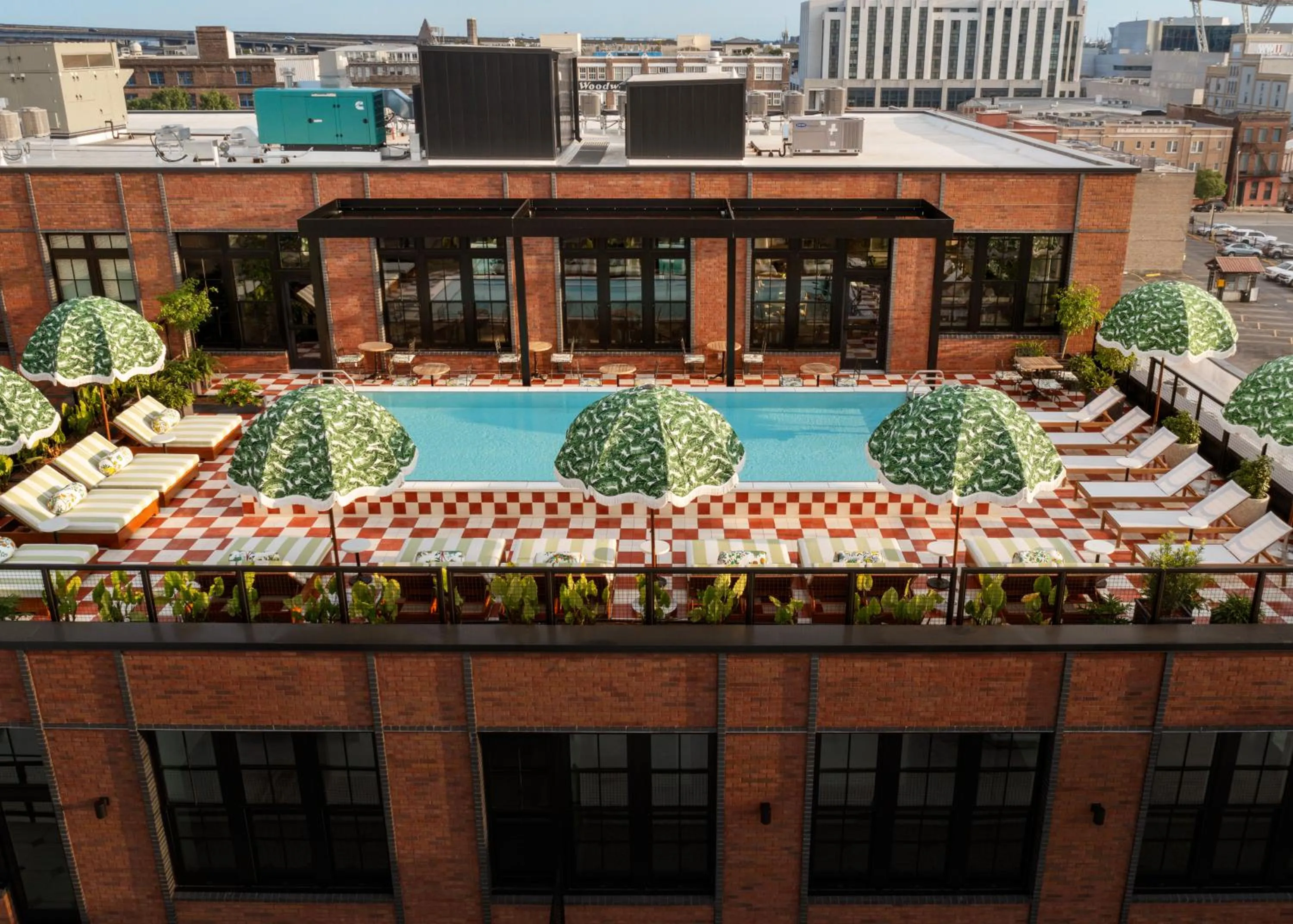 Swimming pool in Memoir Warehouse District