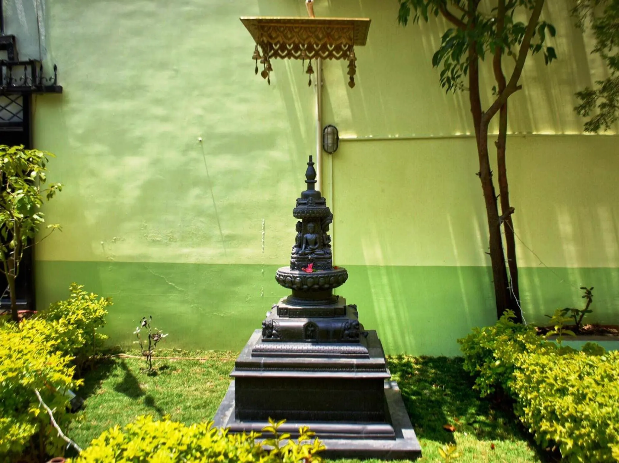 Decorative detail in Shakya House
