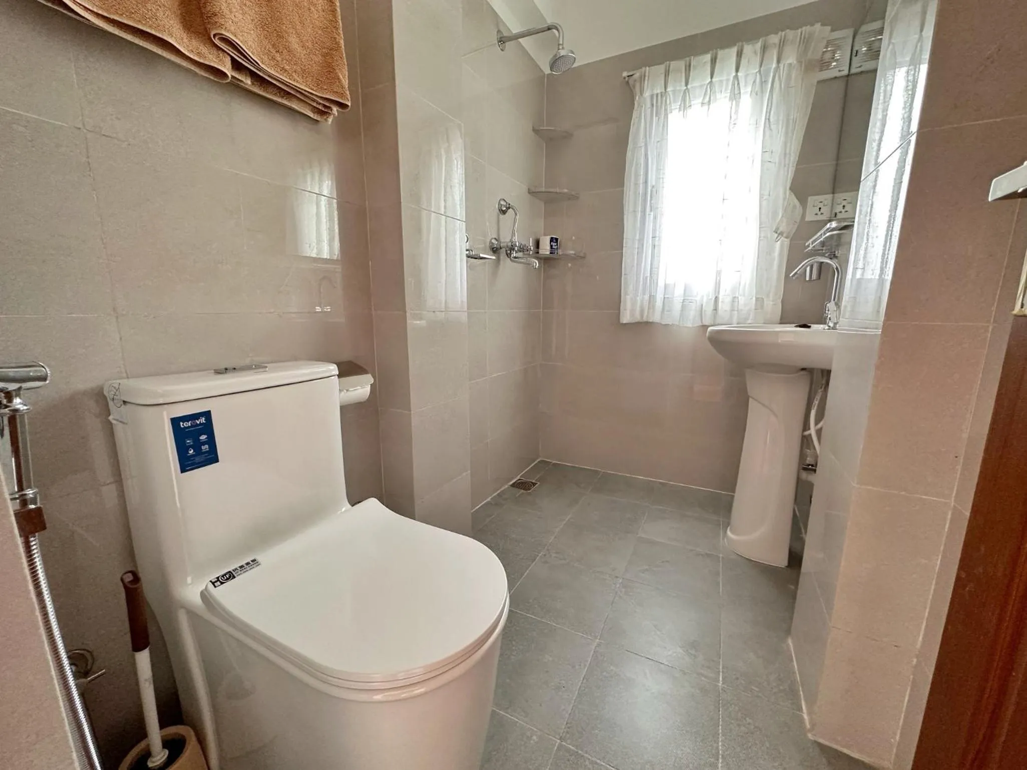 Shower in Shakya House