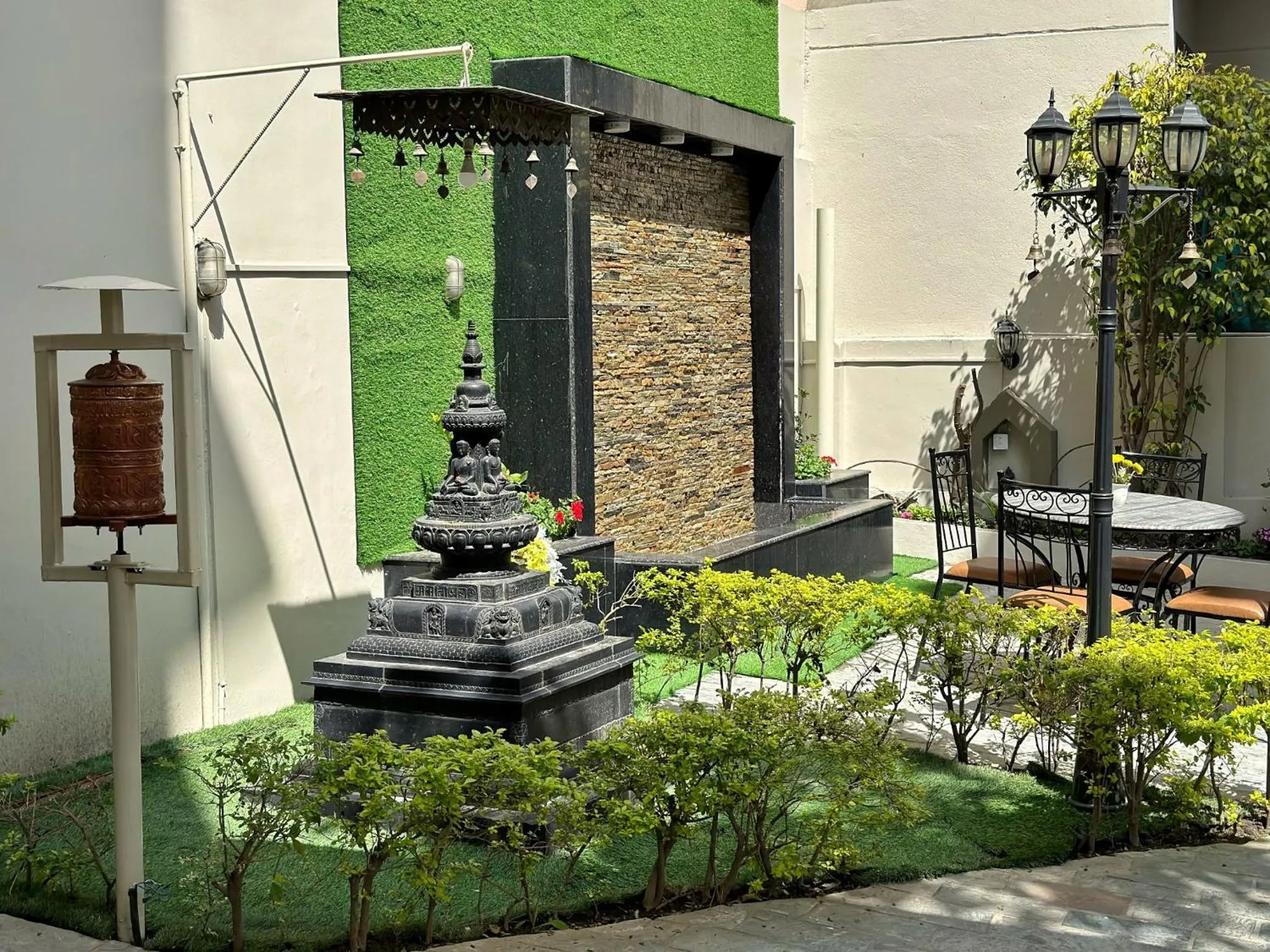 Facade/entrance in Shakya House