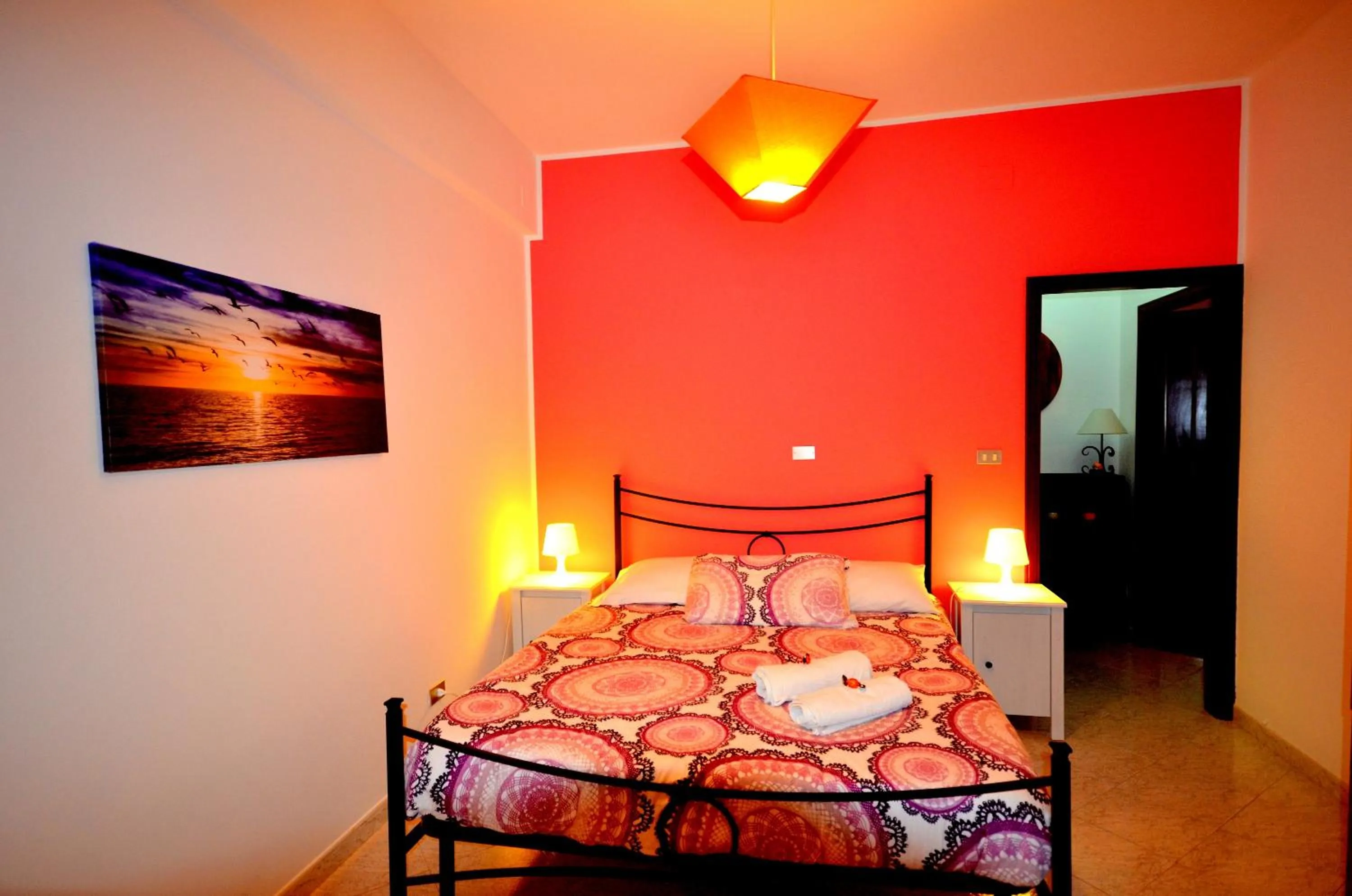 Bedroom, Bed in Naxos Sea Holiday Apartments