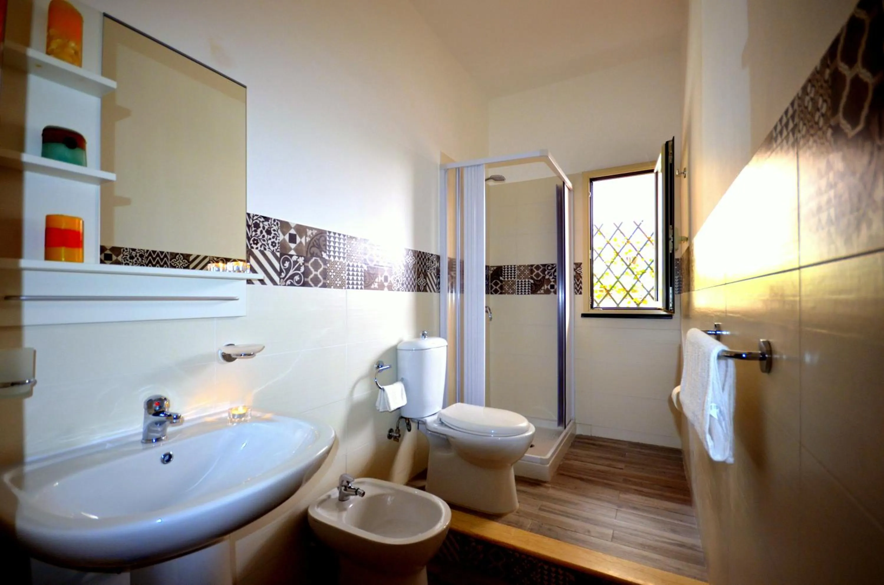 Bathroom in Naxos Sea Holiday Apartments