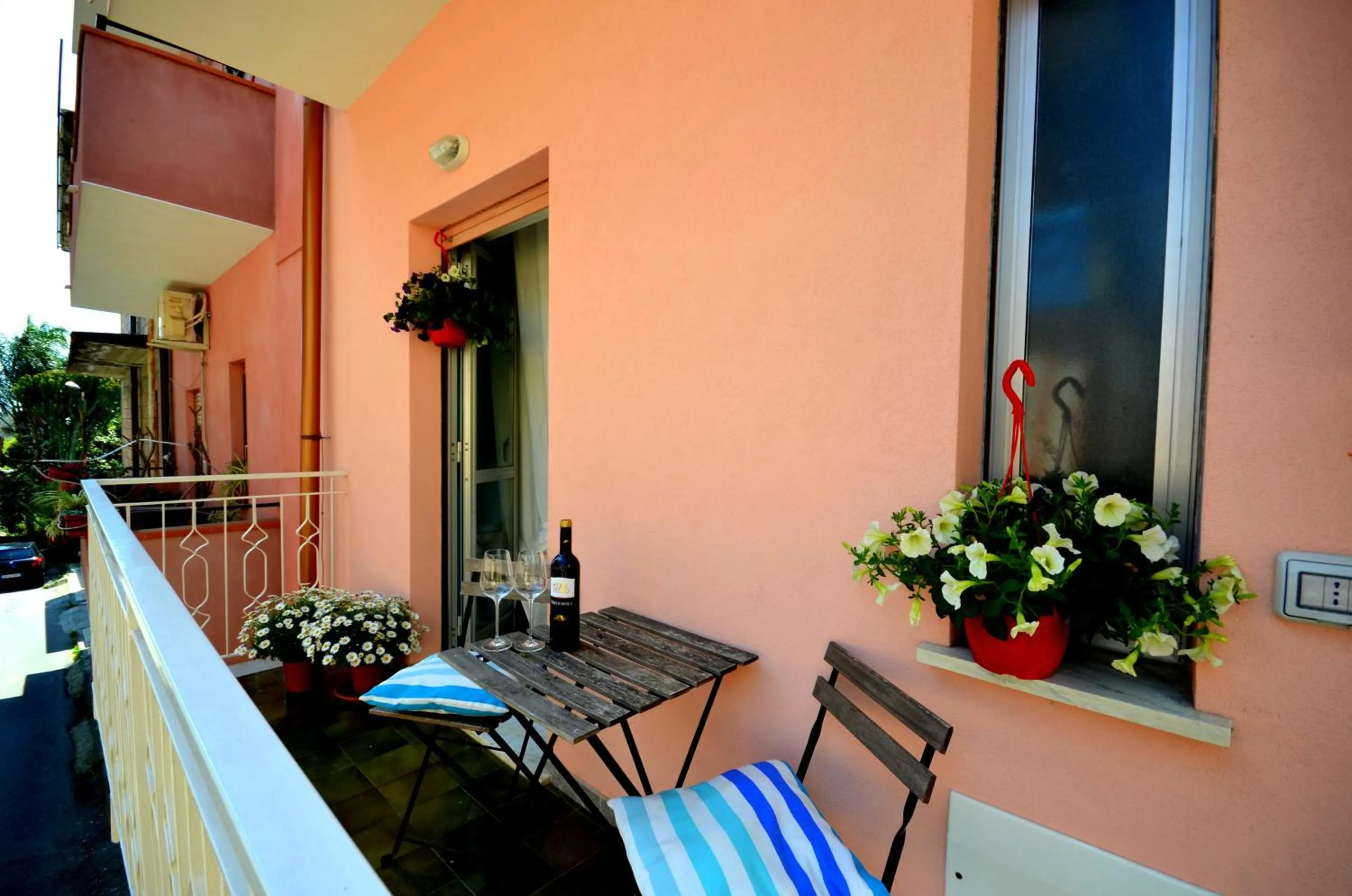 Balcony/Terrace in Naxos Sea Holiday Apartments