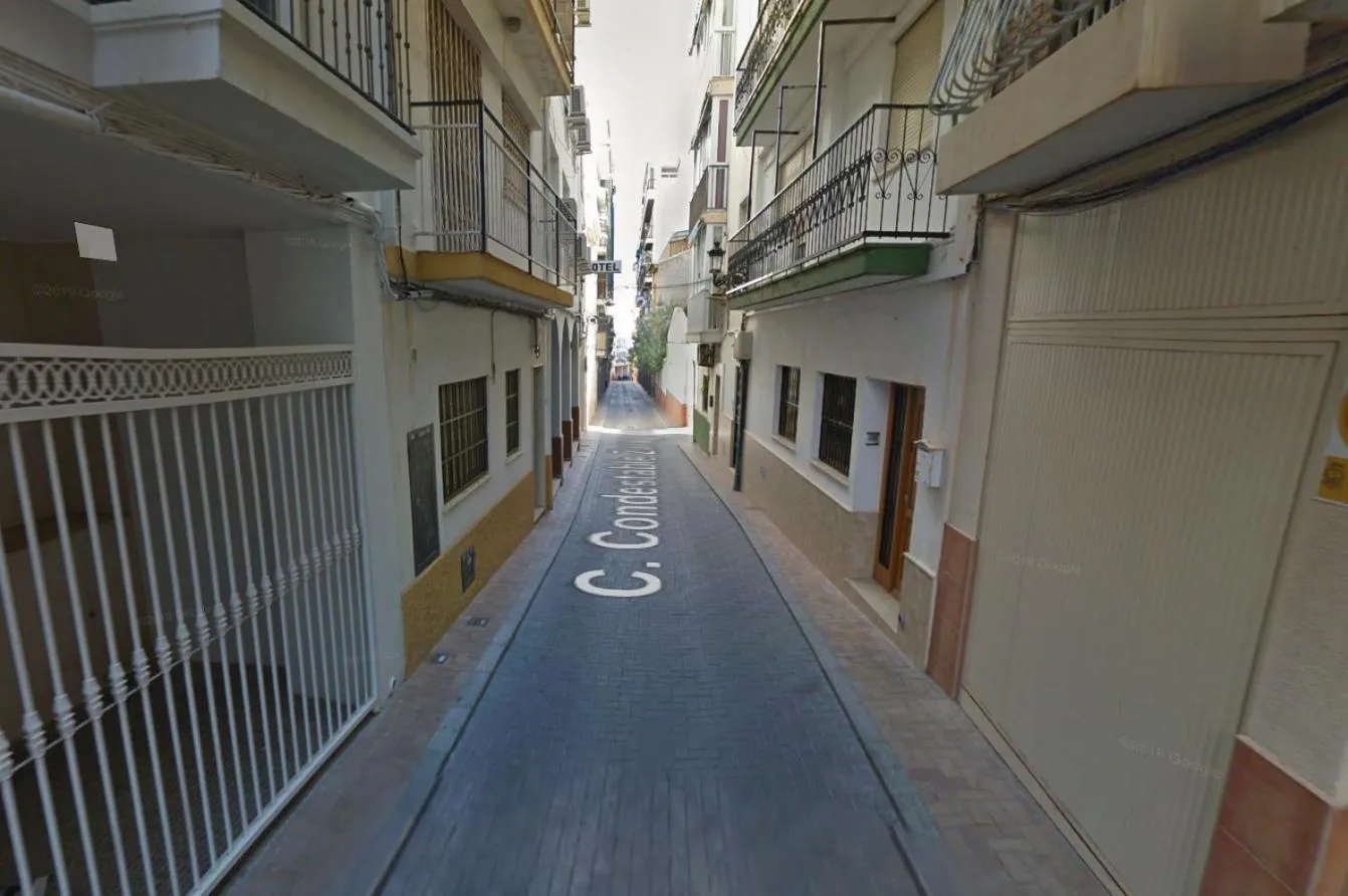 Quiet street view in Apartamentos La Mar