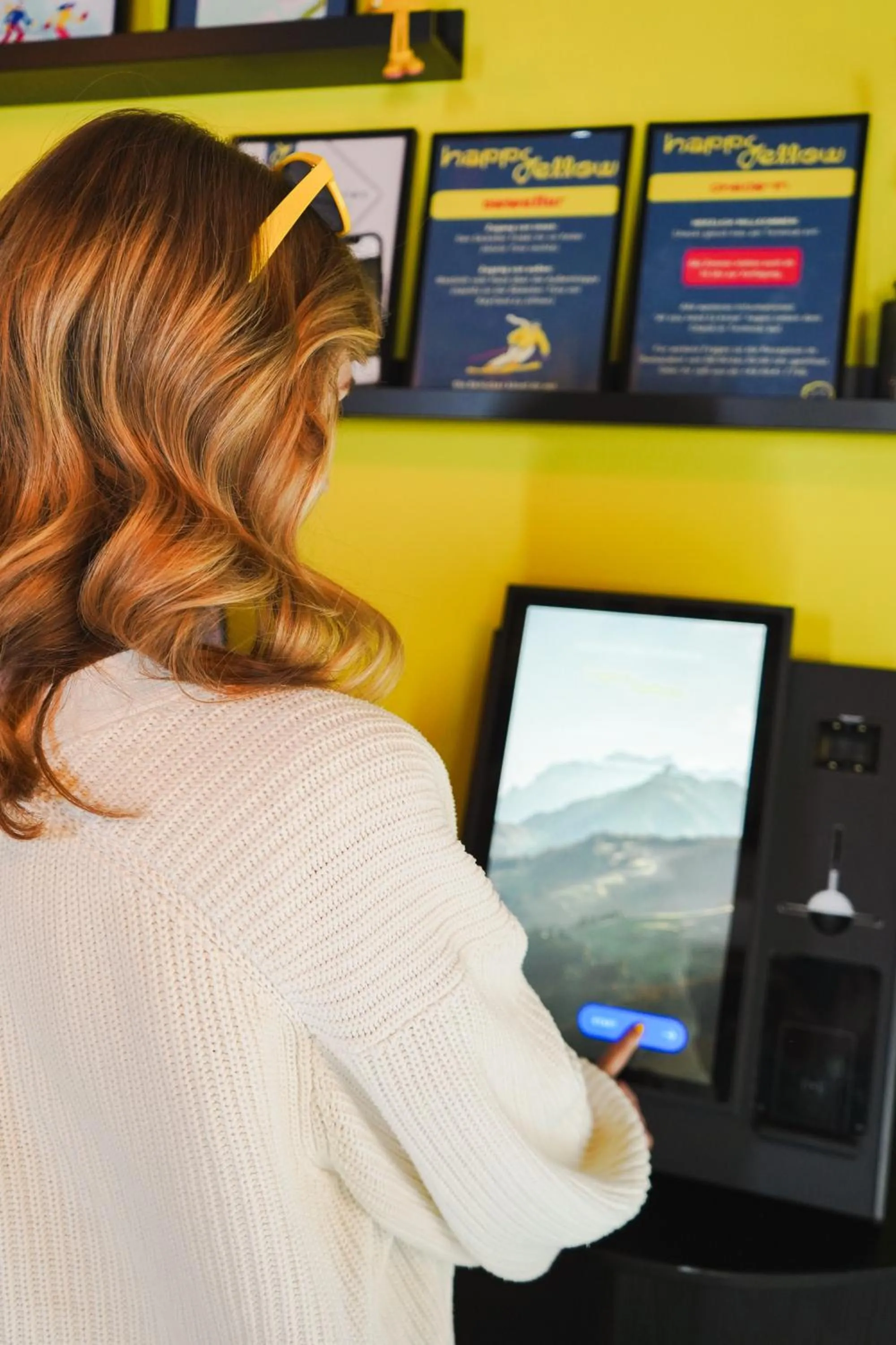 Lobby or reception in Boutique House happYellow Saalbach