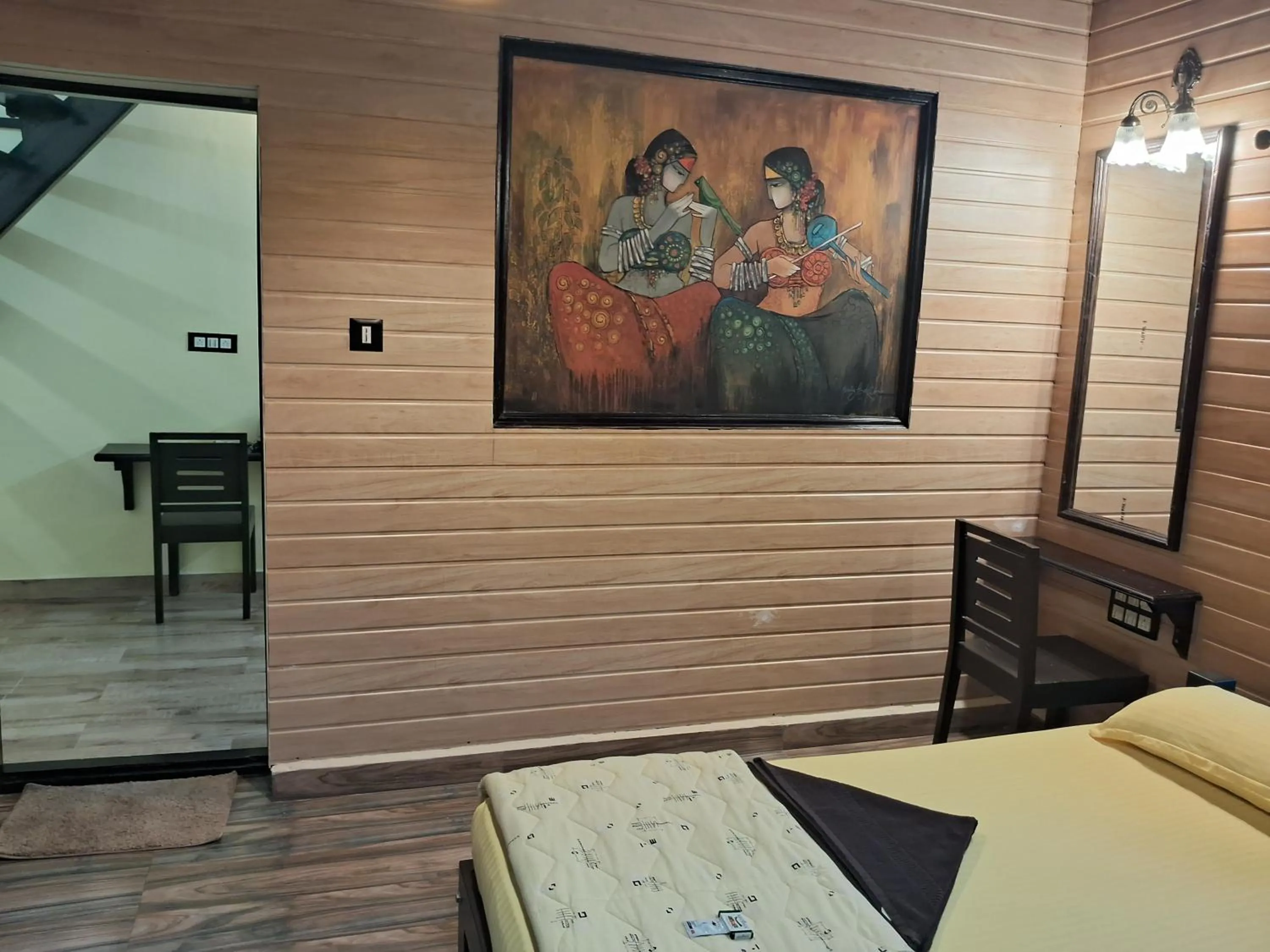 Bedroom, Bed in Mudra beach villa Gokarna