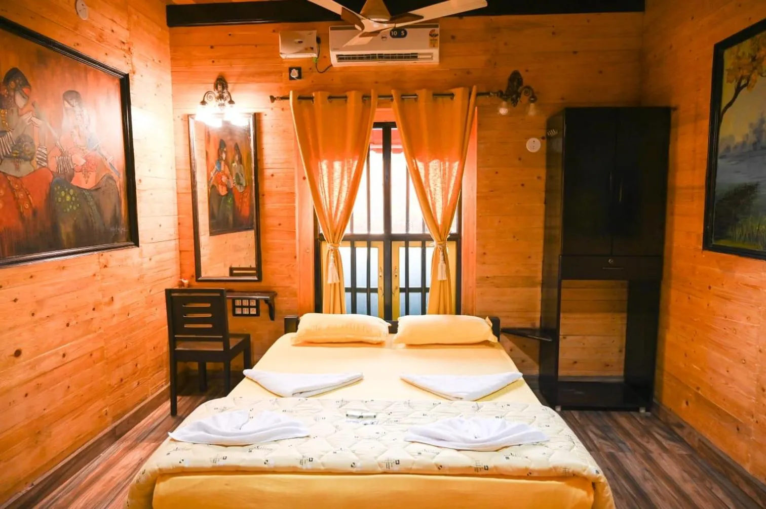 Bedroom, Bed in Mudra beach villa Gokarna