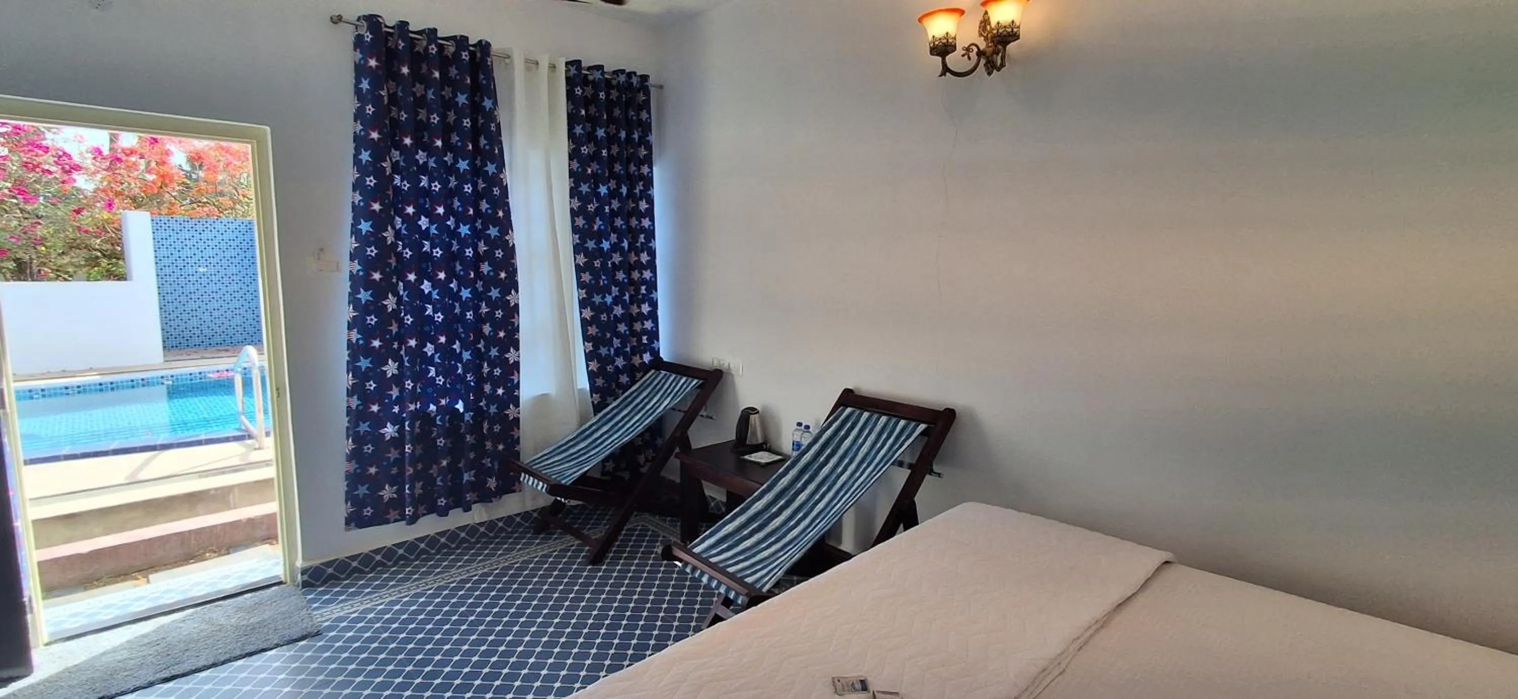 Seating area in Mudra beach villa Gokarna