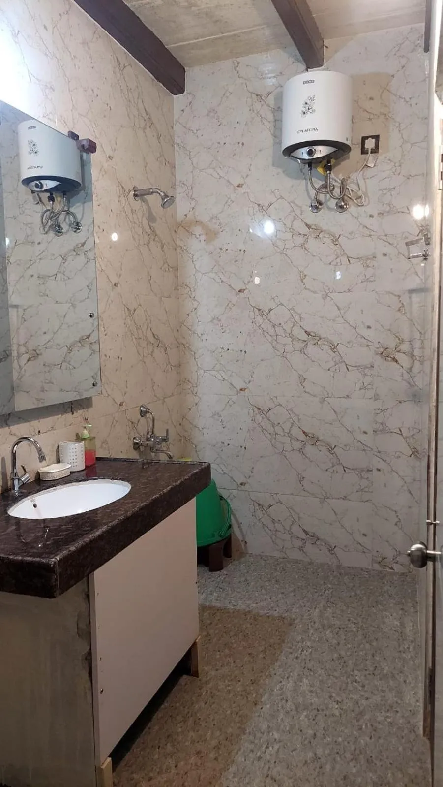 Bathroom in Mudra beach villa Gokarna