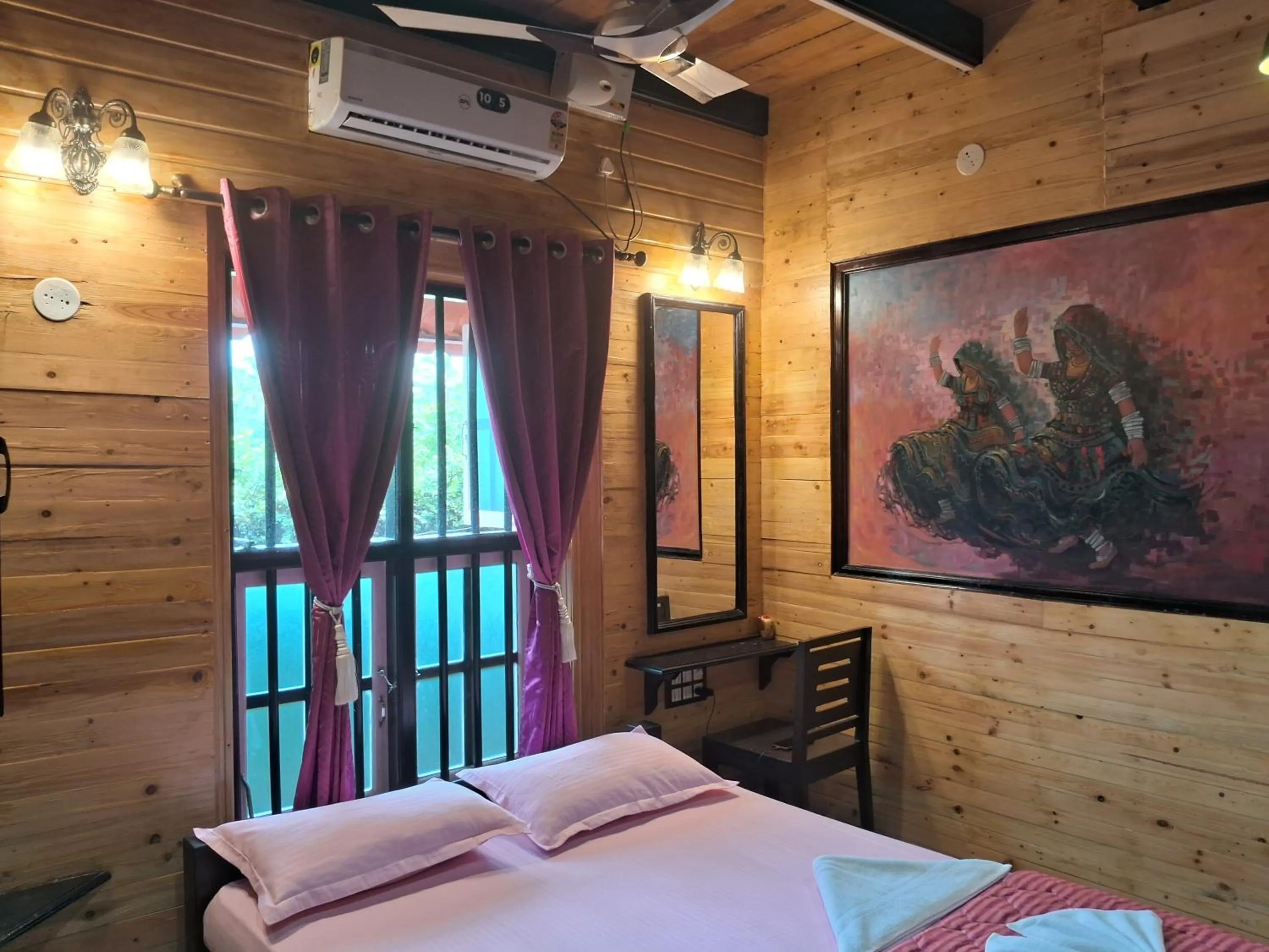 Bedroom, Bed in Mudra beach villa Gokarna