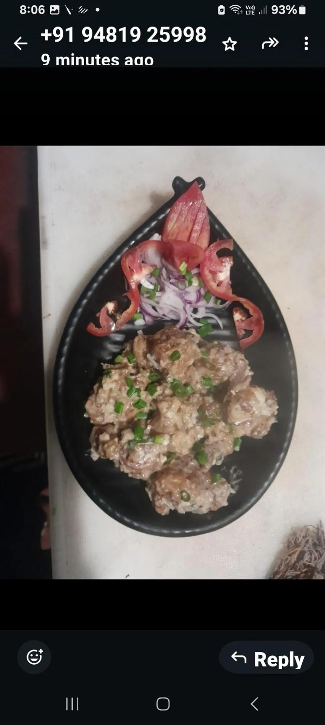 Food in Mudra beach villa Gokarna