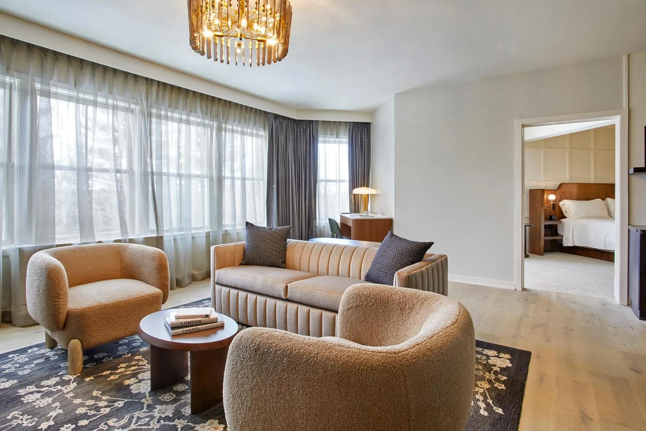 Living room in Hotel Brookmere & Arbor Spa