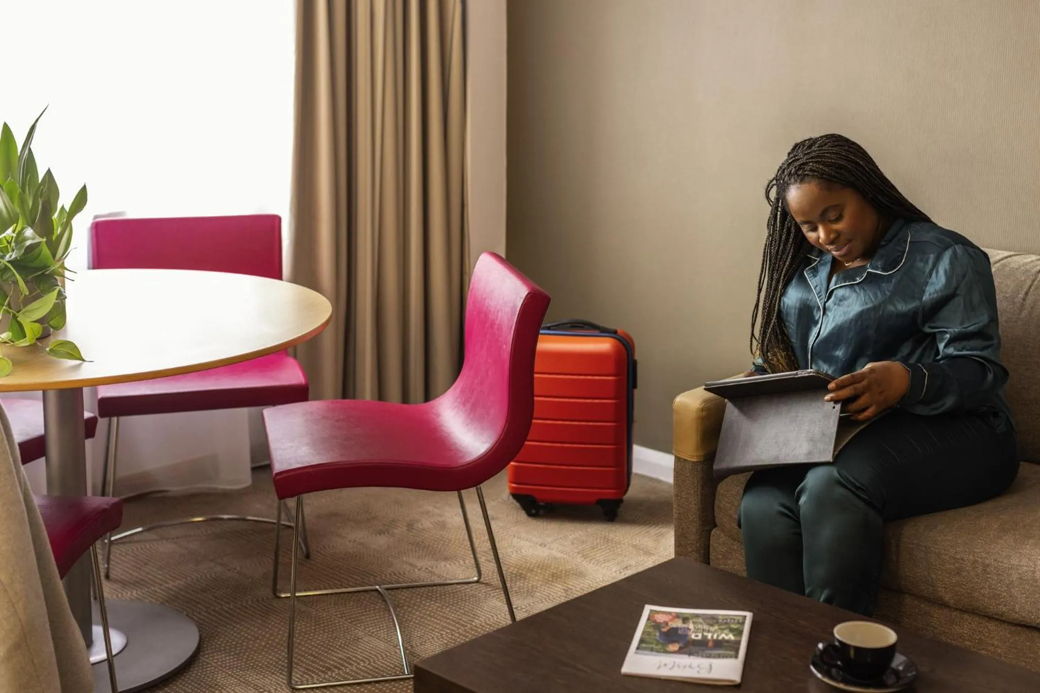 Seating area in Novotel Bristol Centre
