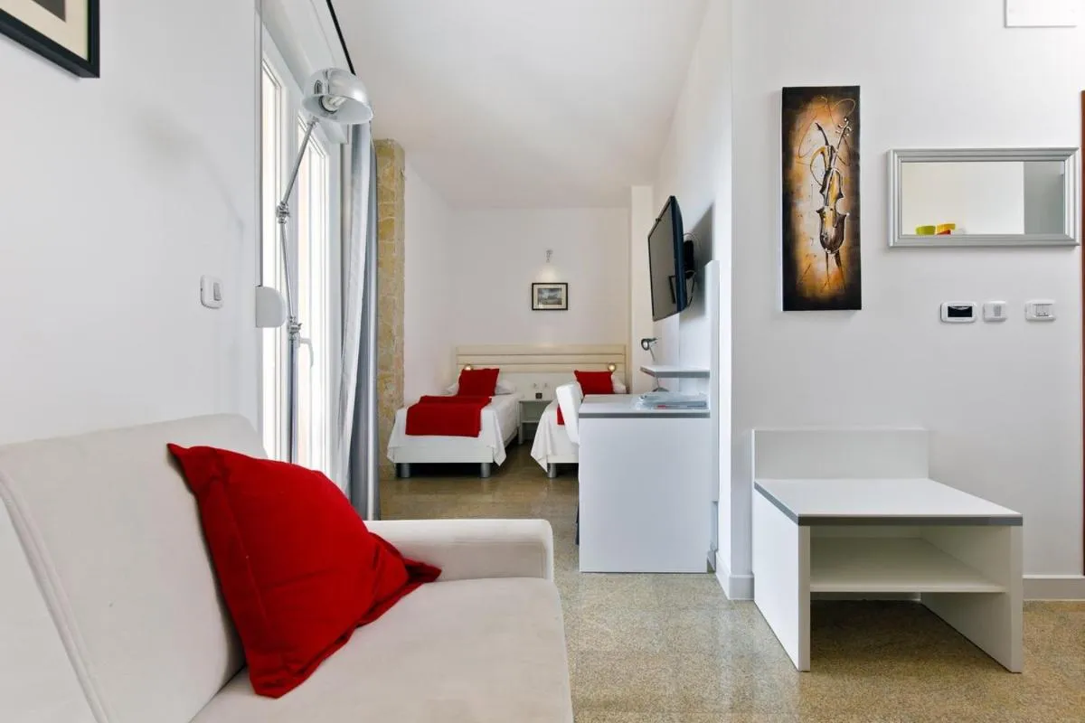 Living room in Ark Beach Apartments