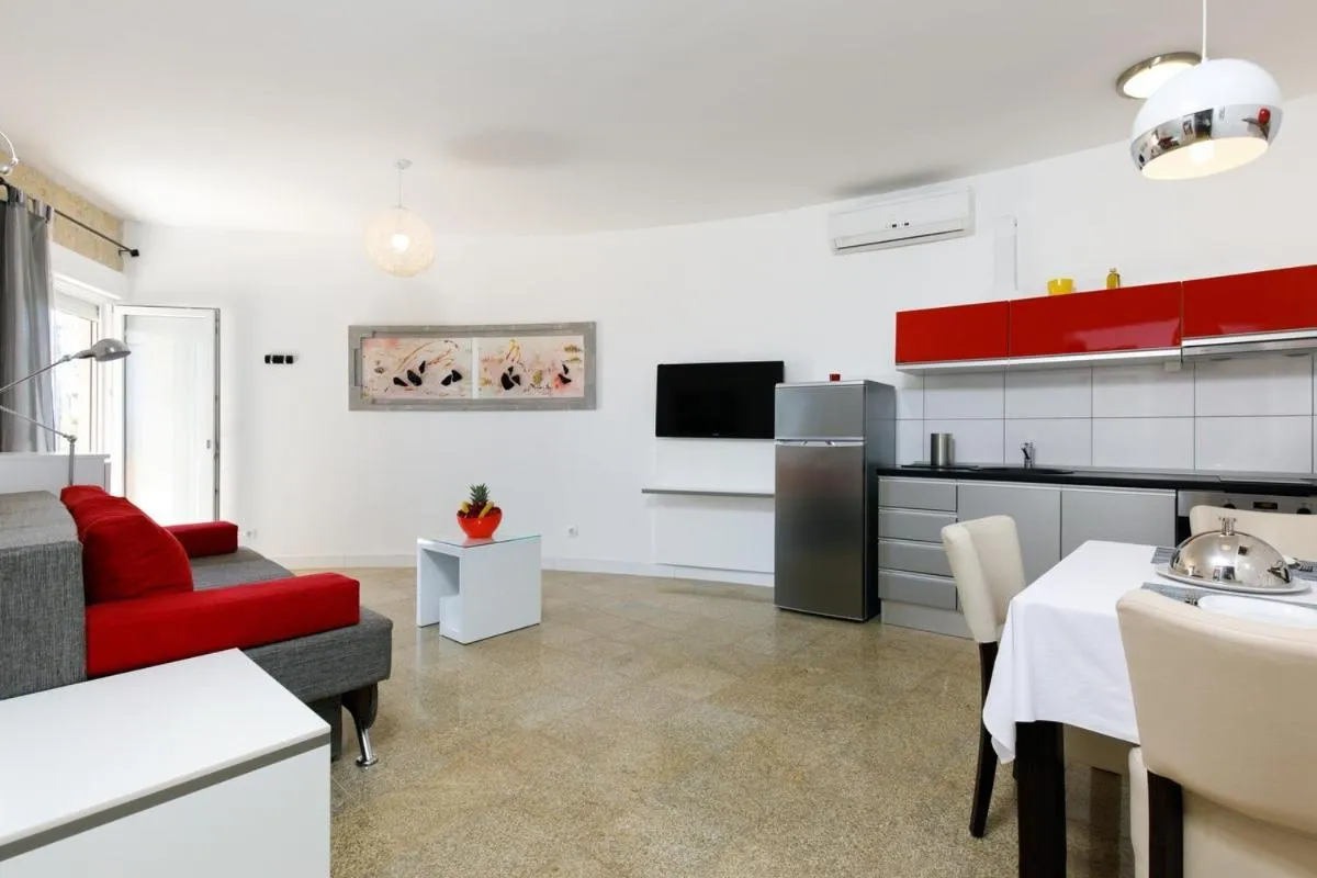 Living room in Ark Beach Apartments