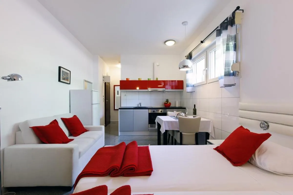 Living room in Ark Beach Apartments