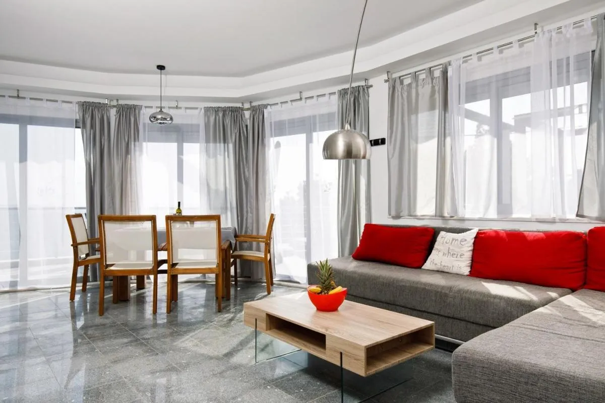 Living room in Ark Beach Apartments