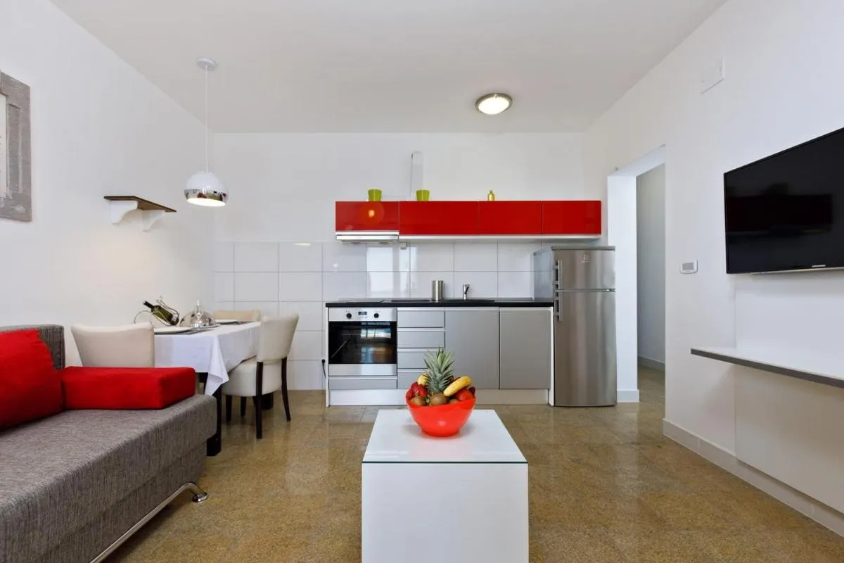 Living room in Ark Beach Apartments