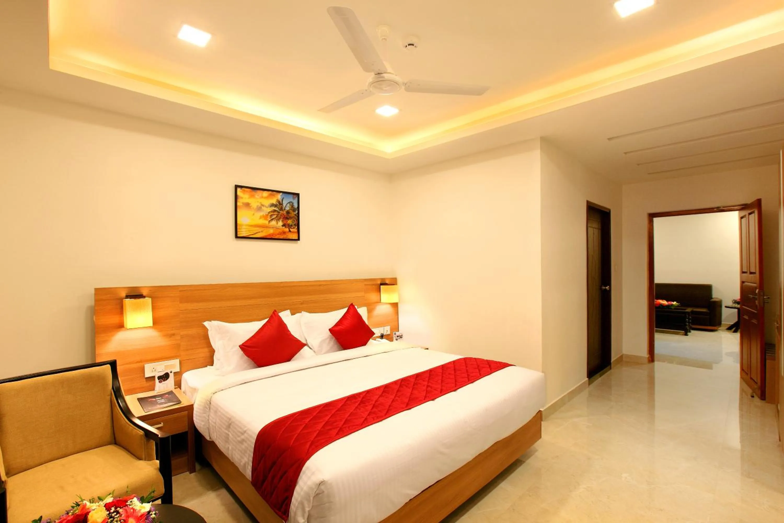 Bed in Enkeys Residency