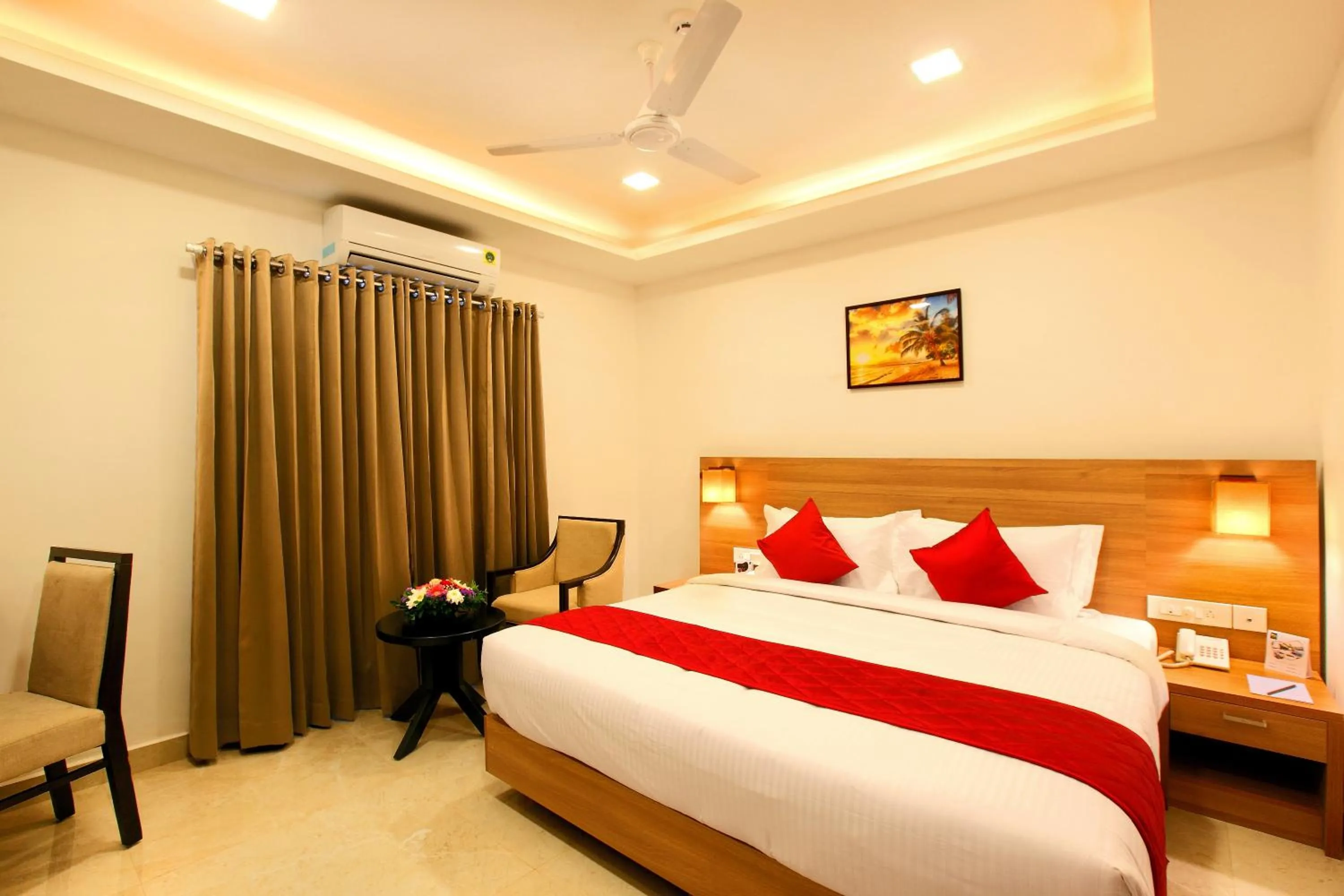 Bed in Enkeys Residency