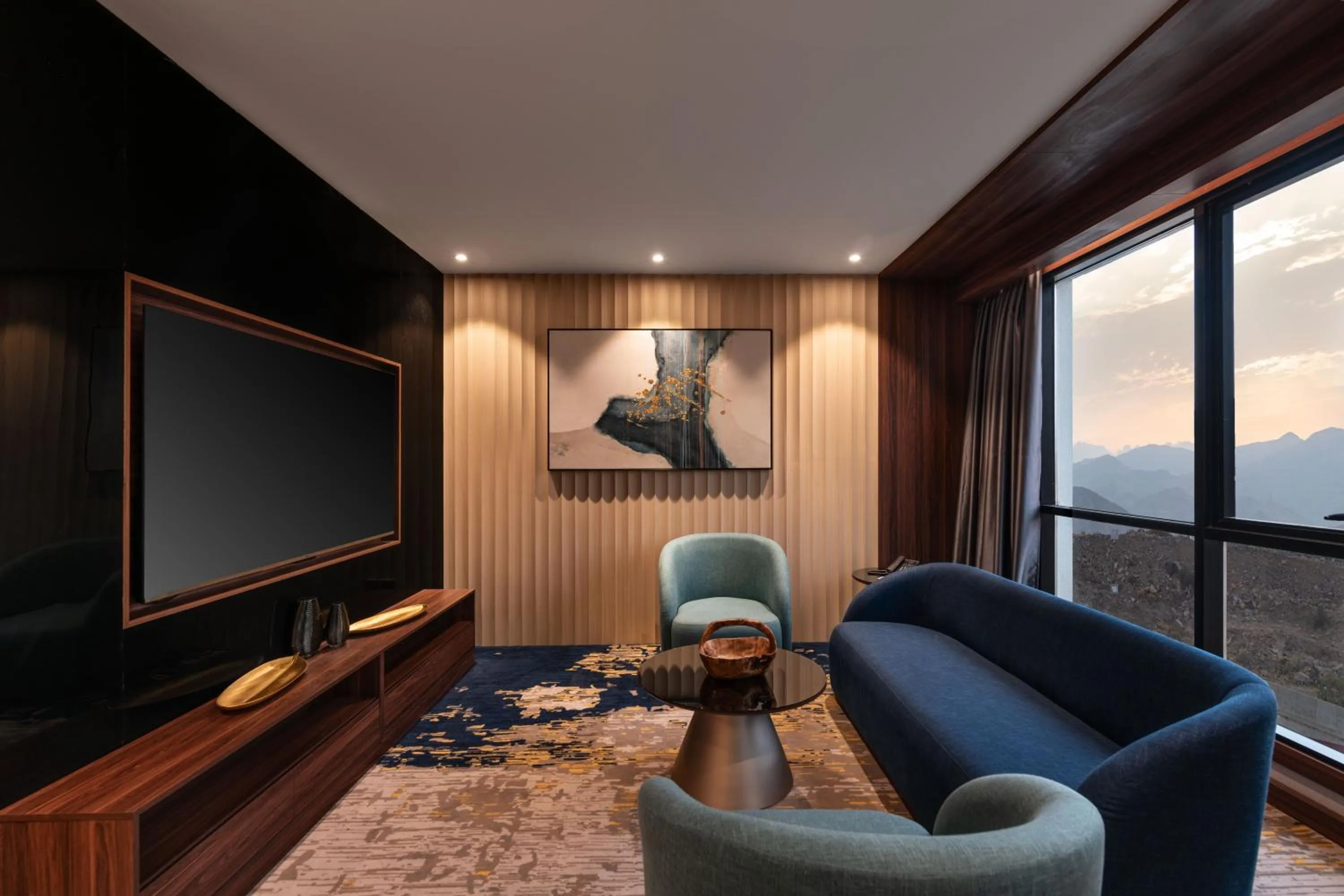 Seating area in Warwick Al Taif Hotel