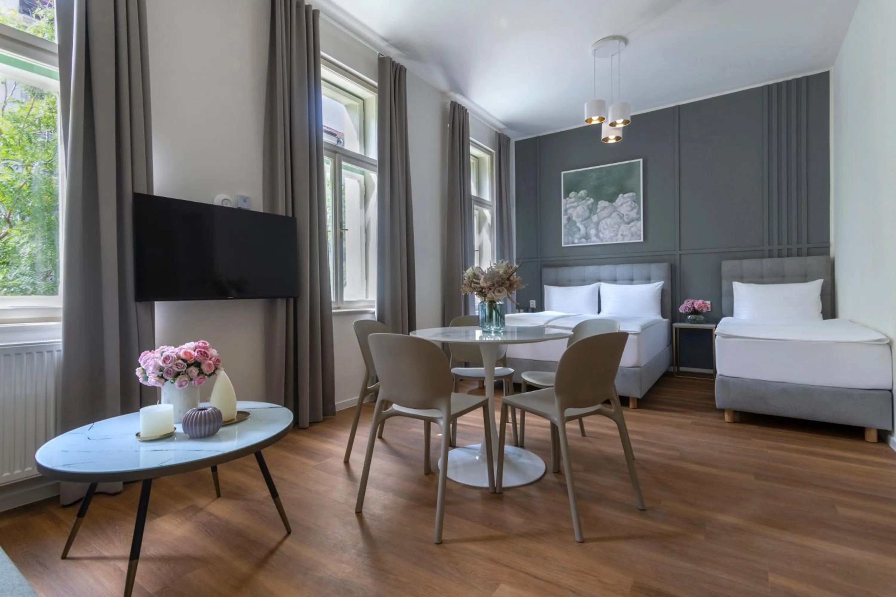 Bed in Encore Boutique Residence by Dwellfort