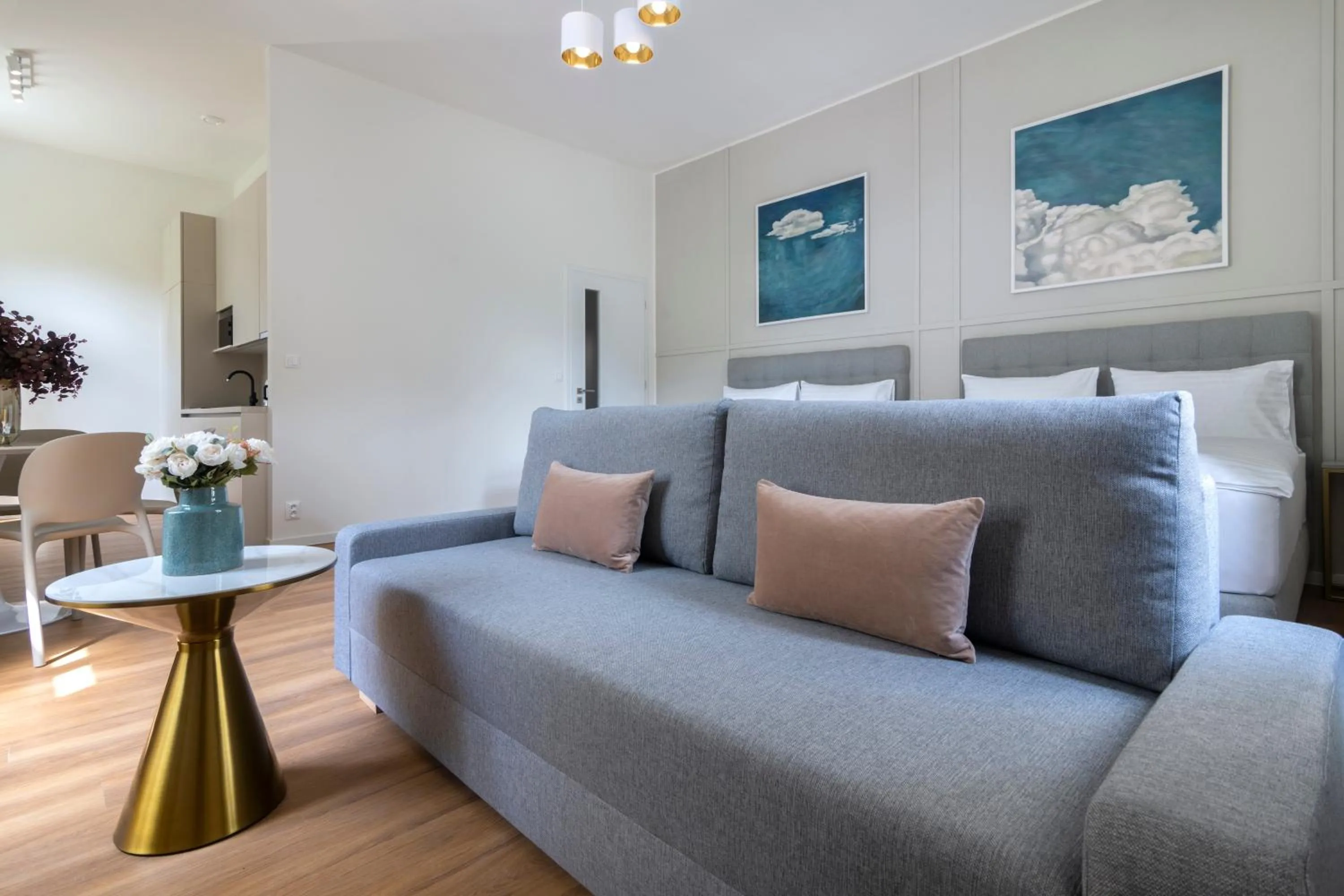 Seating area in Encore Boutique Residence by Dwellfort