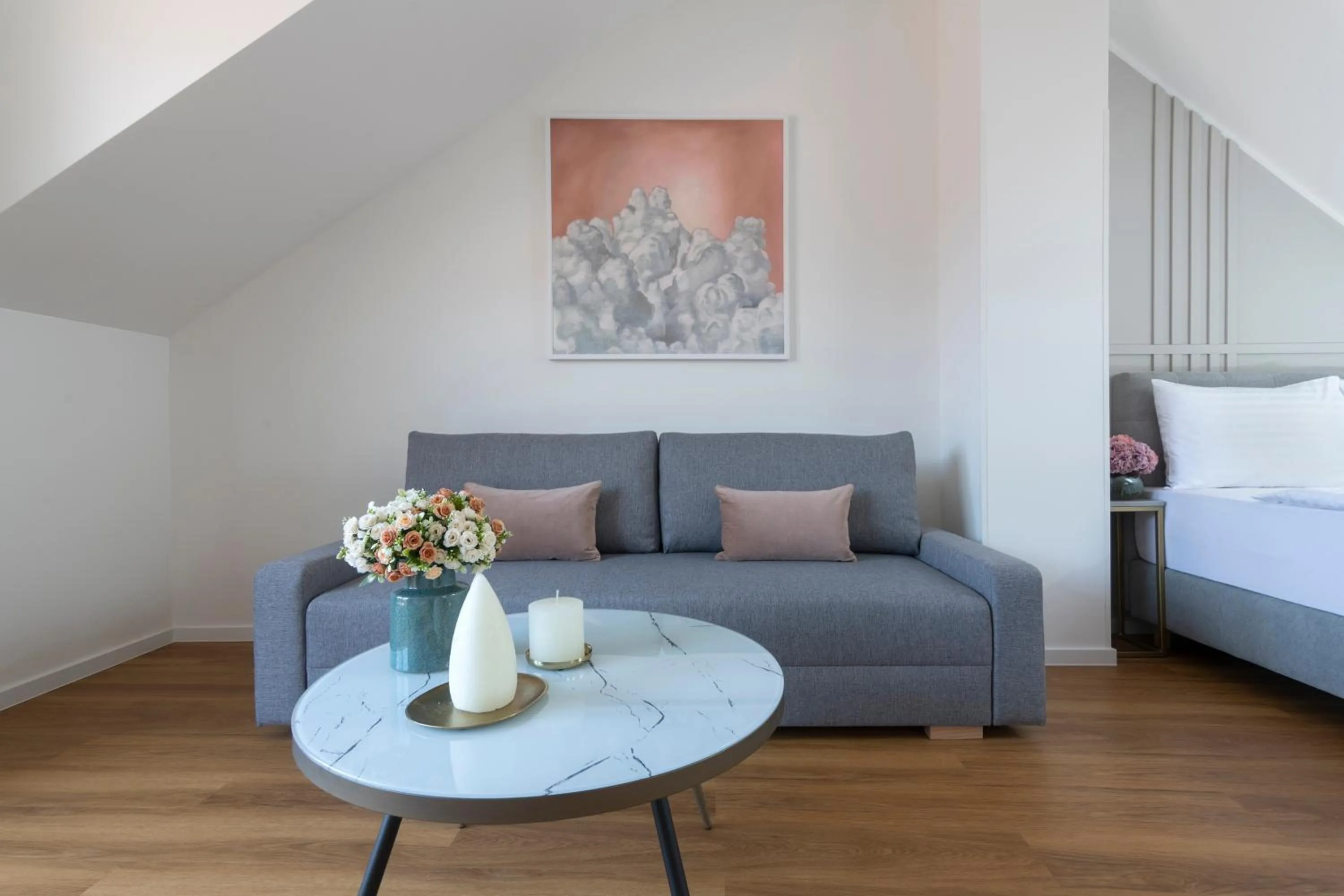 Seating area, Bed in Encore Boutique Residence by Dwellfort