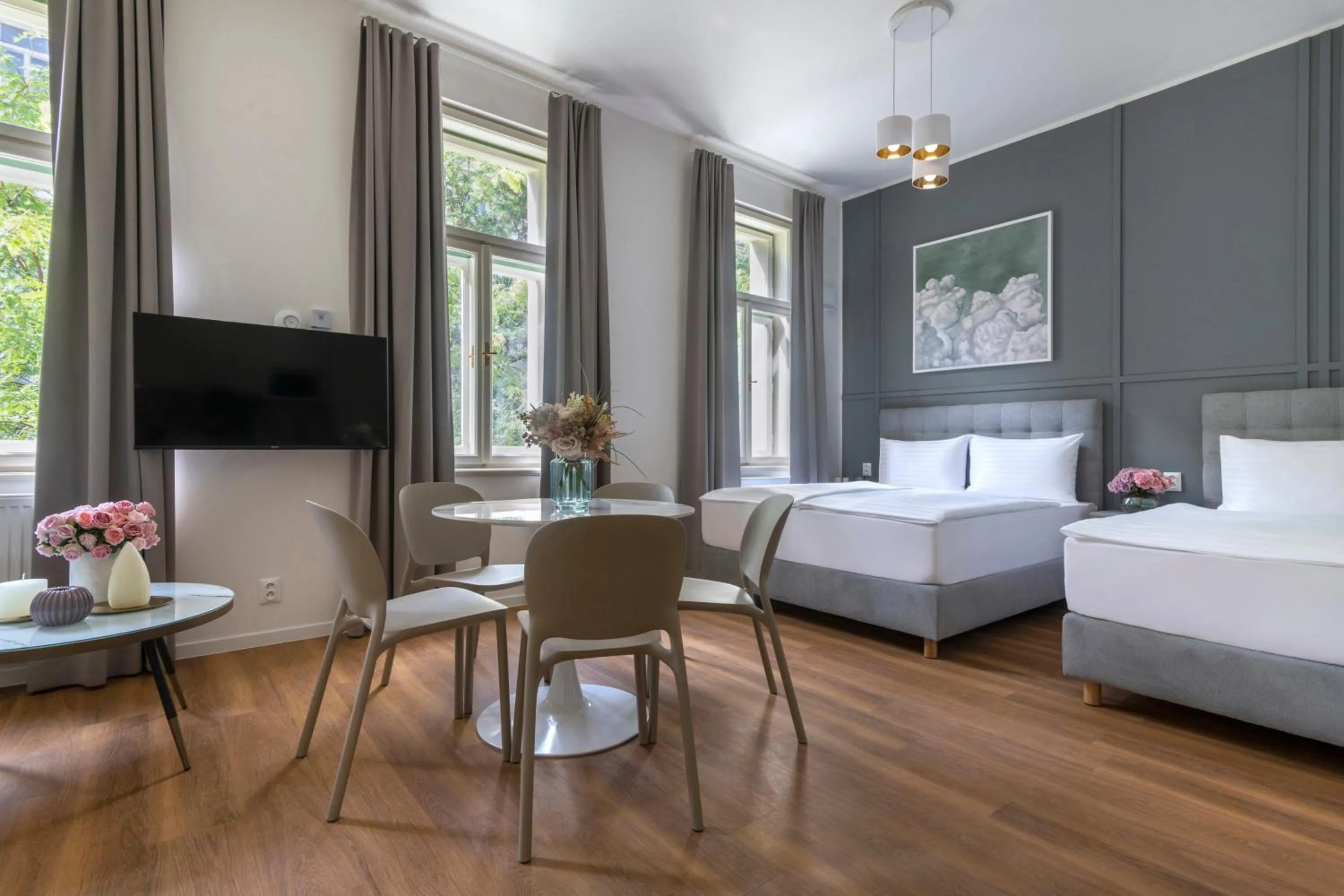 Bed in Encore Boutique Residence by Dwellfort