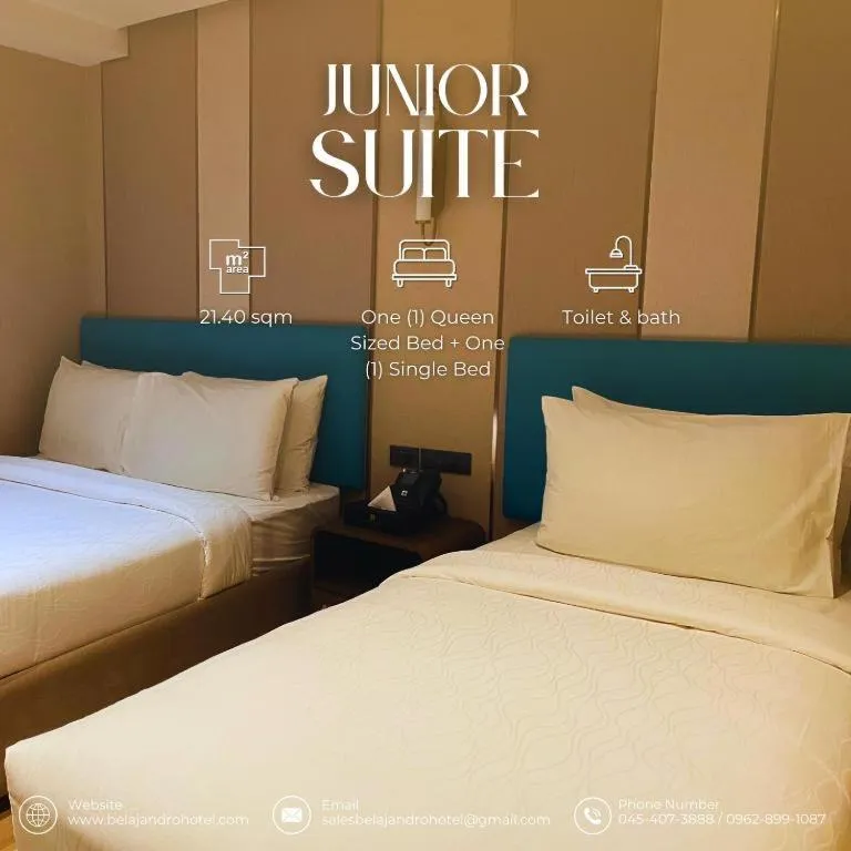 Bed in Belajandro Hotel Angeles City