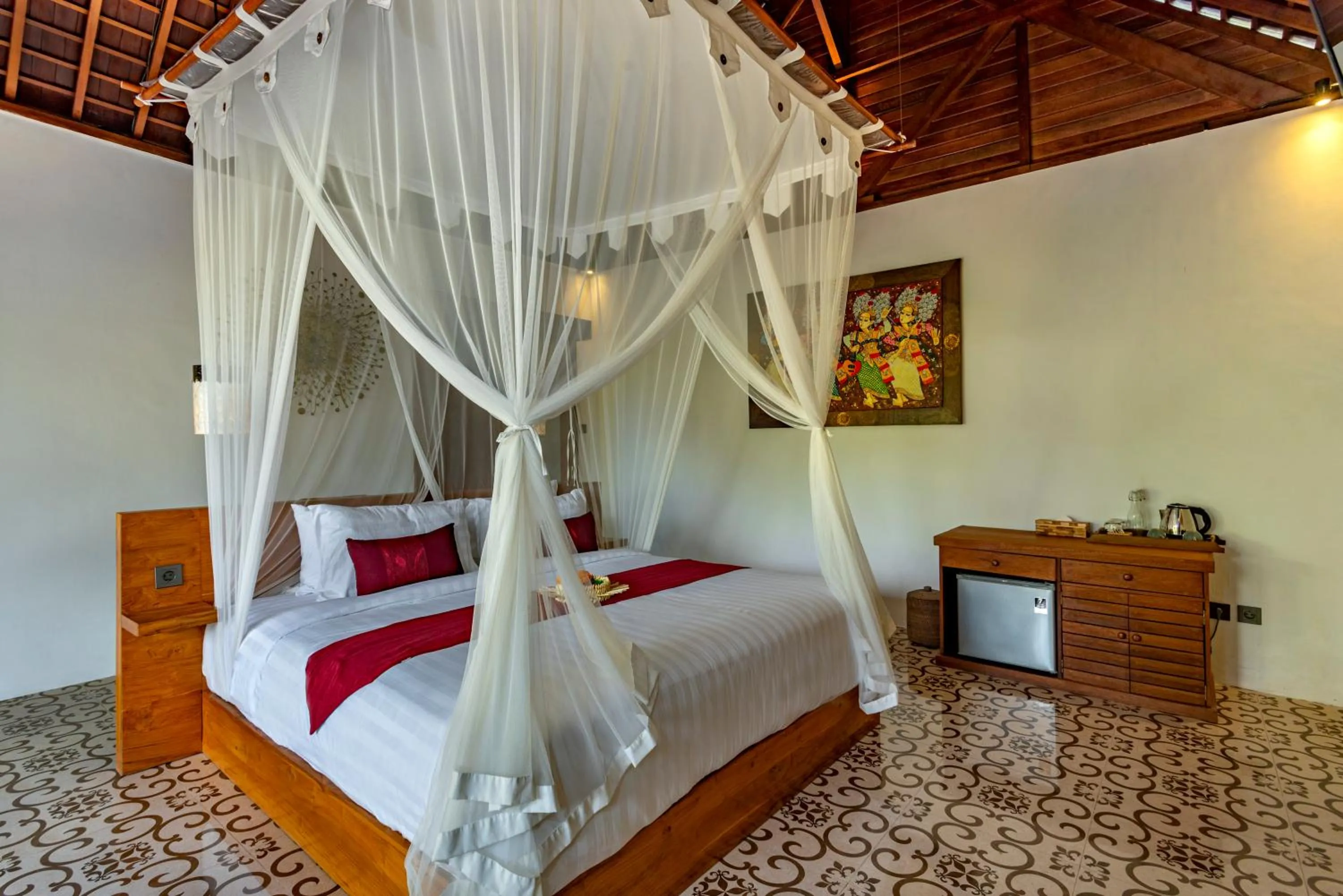 Bed in Tiare Villa Ubud by Dhananjaya Hospitality