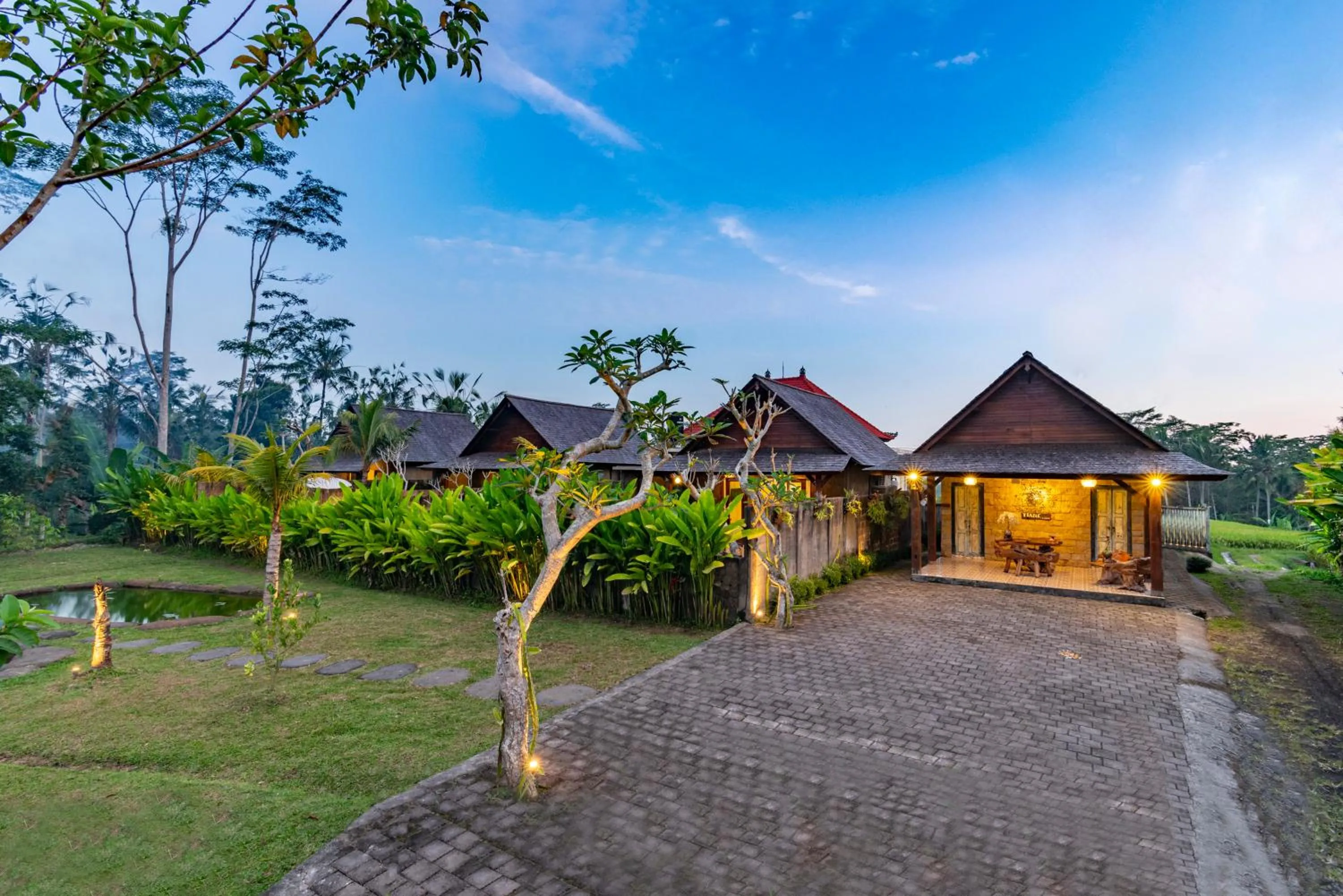 Property building in Tiare Villa Ubud by Dhananjaya Hospitality