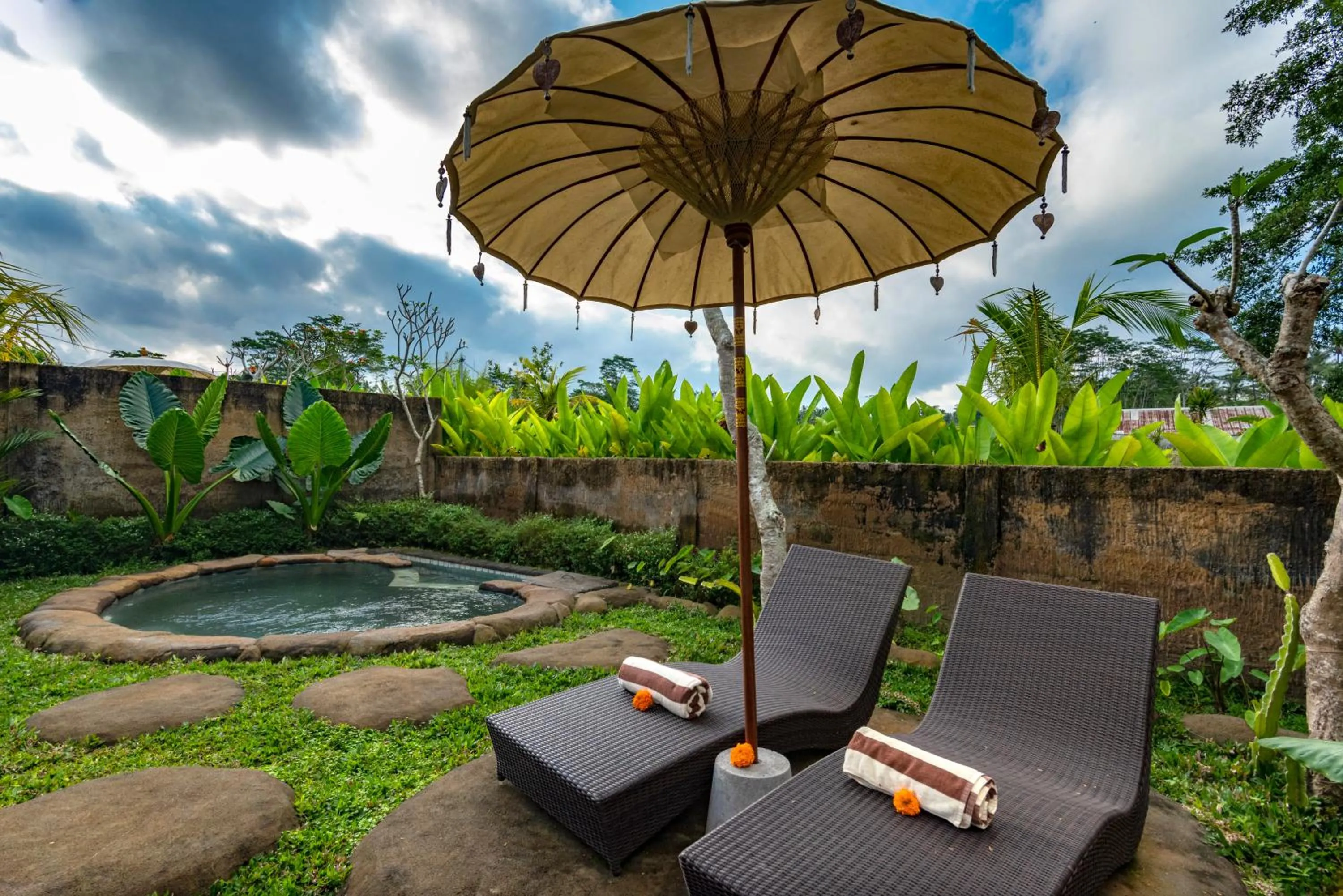 Patio in Tiare Villa Ubud by Dhananjaya Hospitality
