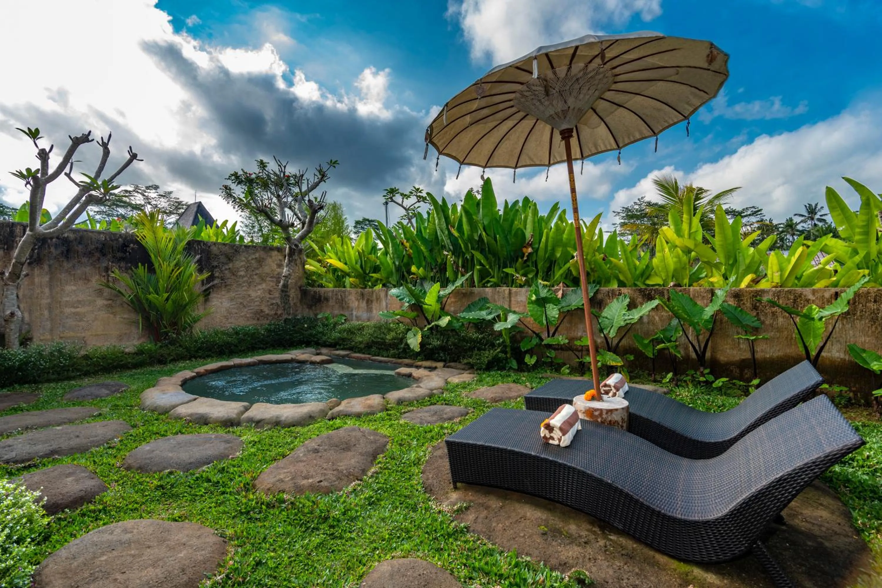 Natural landscape in Tiare Villa Ubud by Dhananjaya Hospitality