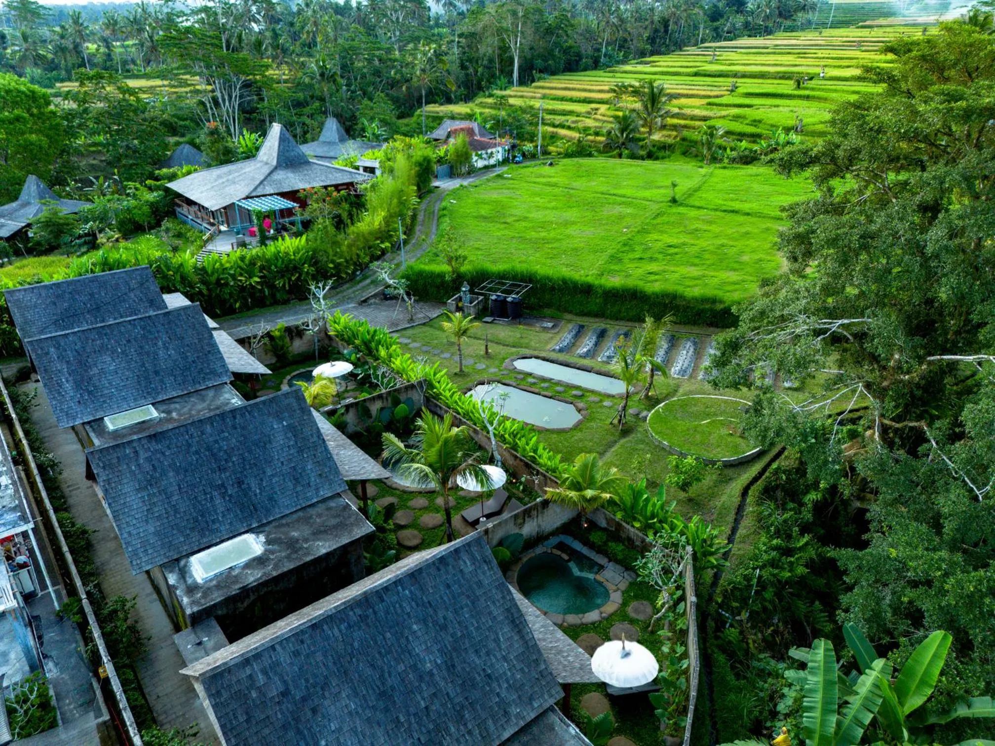 Property building in Tiare Villa Ubud by Dhananjaya Hospitality