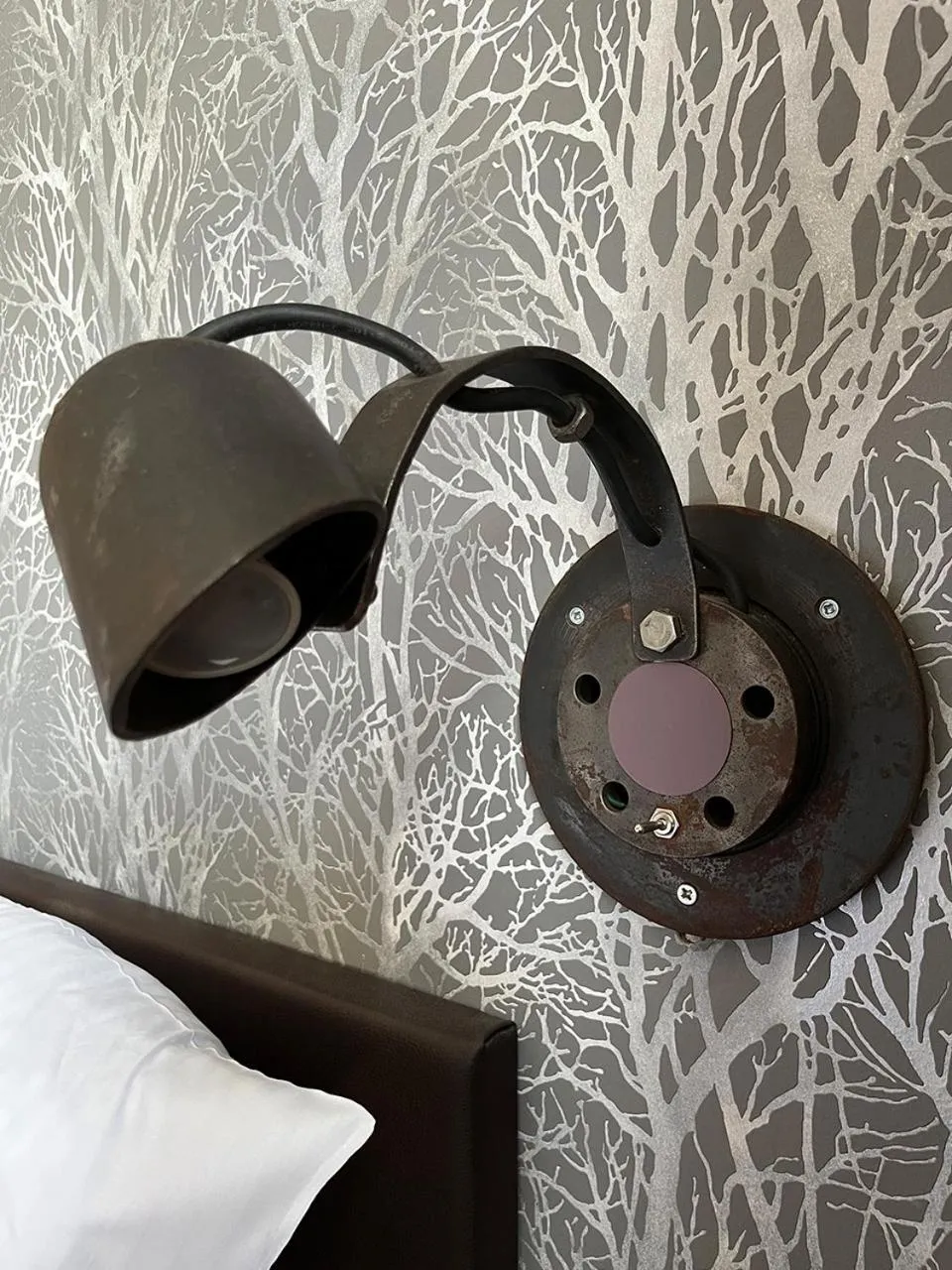 Decorative detail in Homeplanet Hostel