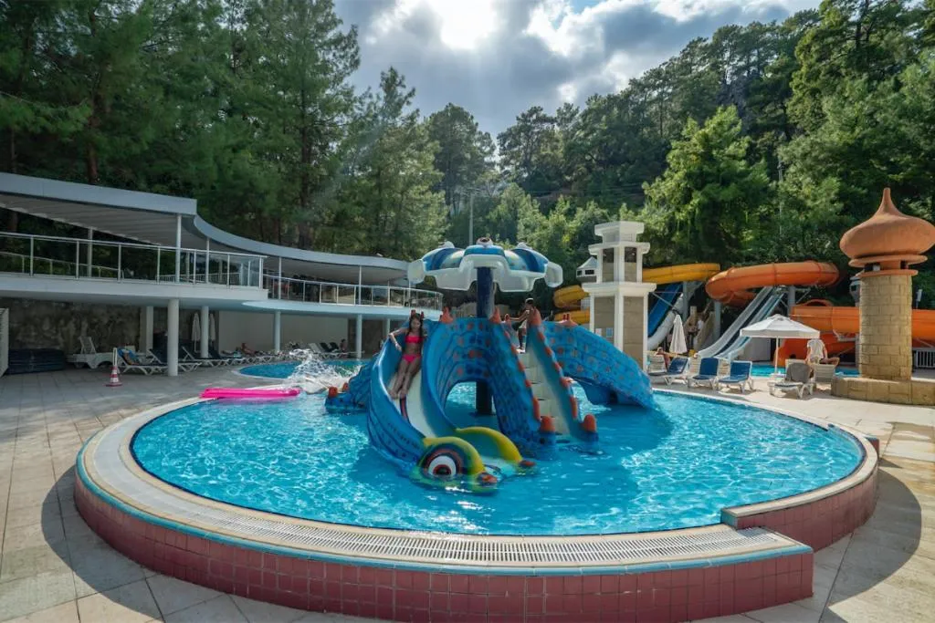 Aqua park in Turunc Resort Hotel