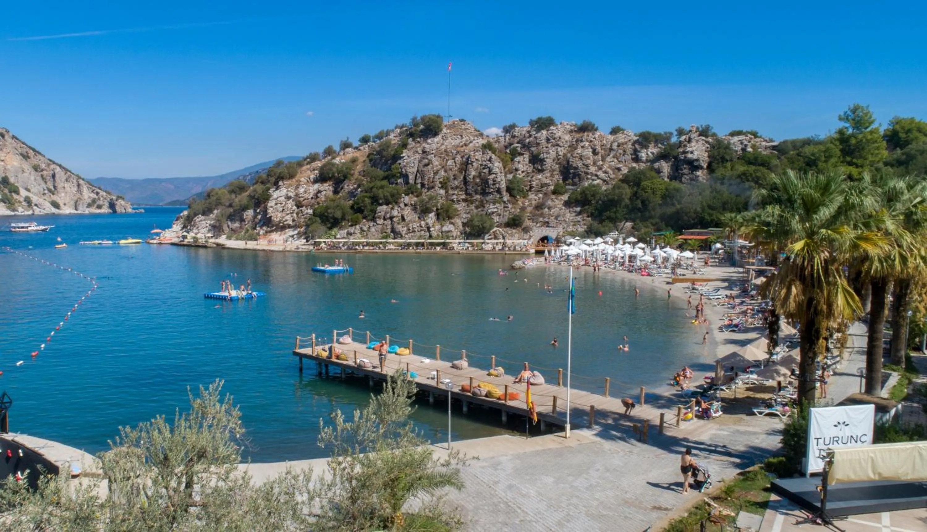 Beach in Turunc Resort Hotel