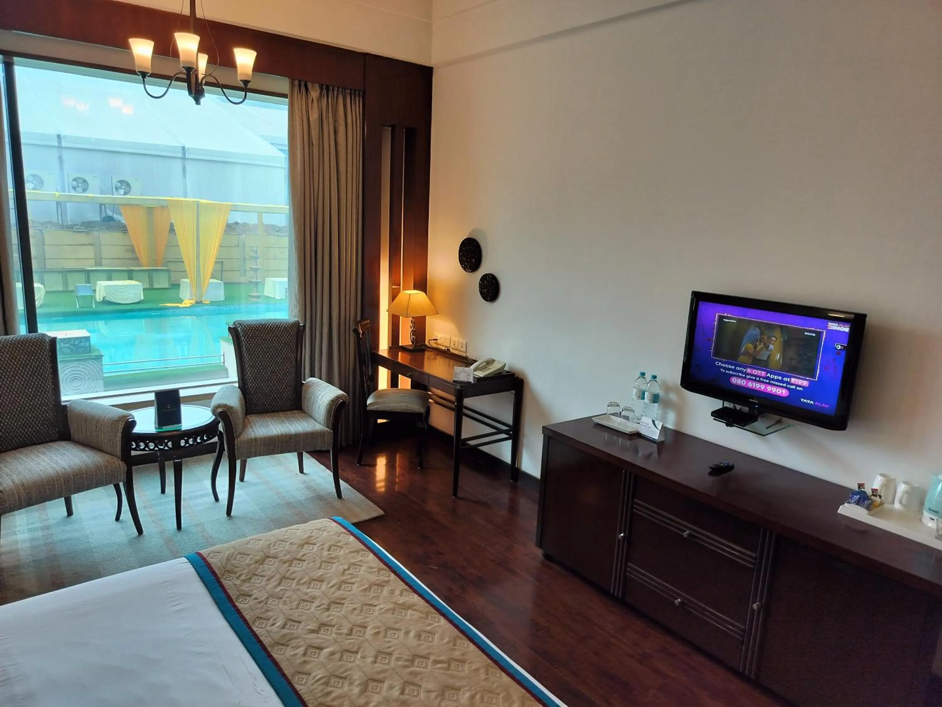 View (from property/room) in Bel-La Monde Hotel NH8 at 6km from IGI Airport Delhi