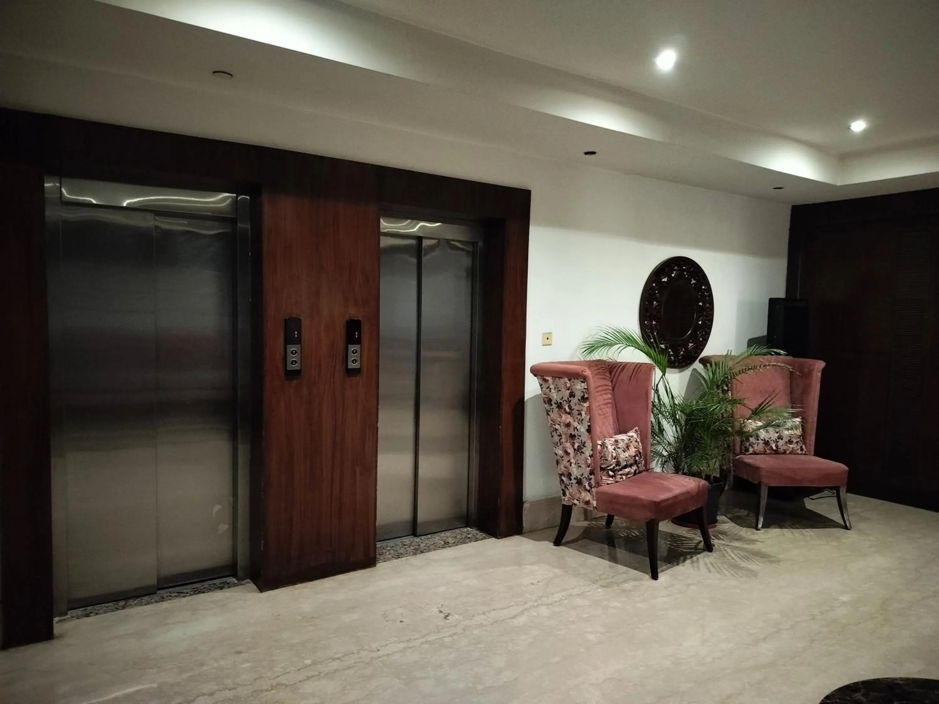 elevator in Bel-La Monde Hotel NH8 at 6km from IGI Airport Delhi