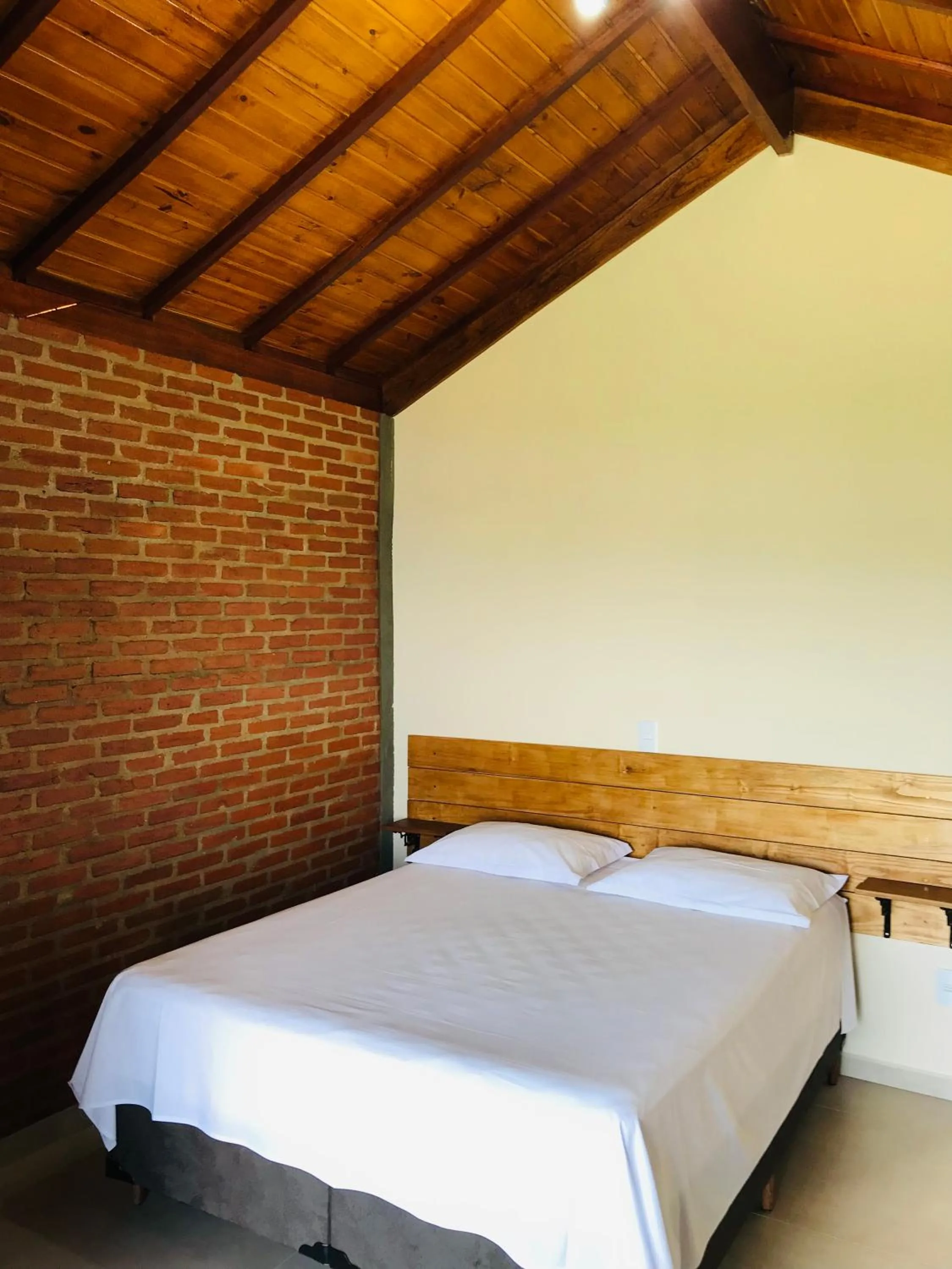 Bed in Chalé da Montanha - Locações