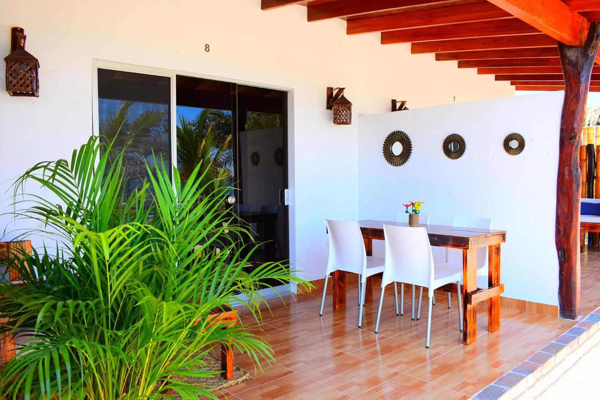 Balcony/Terrace in Hotel Punta del Norte Bungalows
