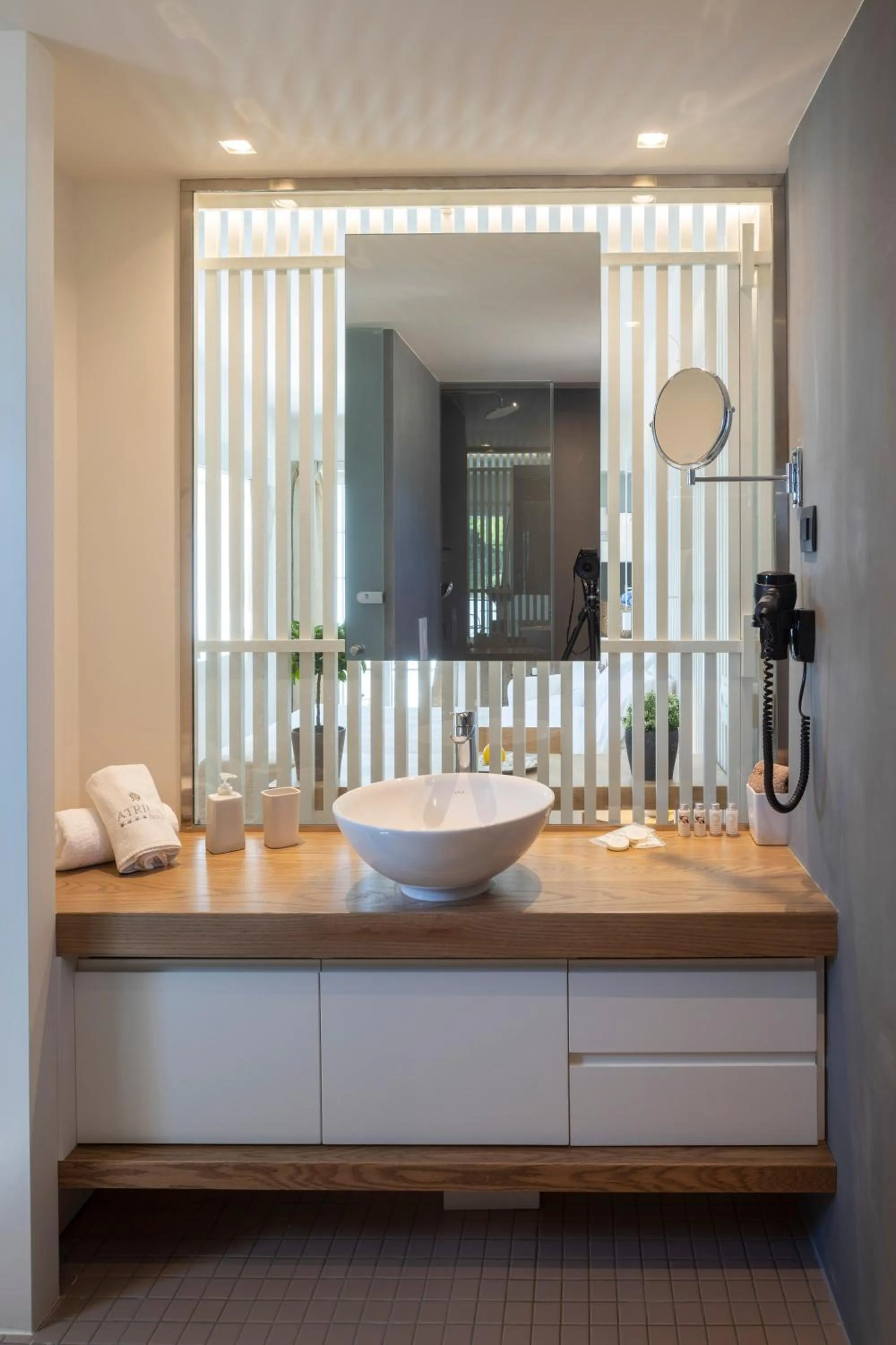 Shower in Atrium Hotel