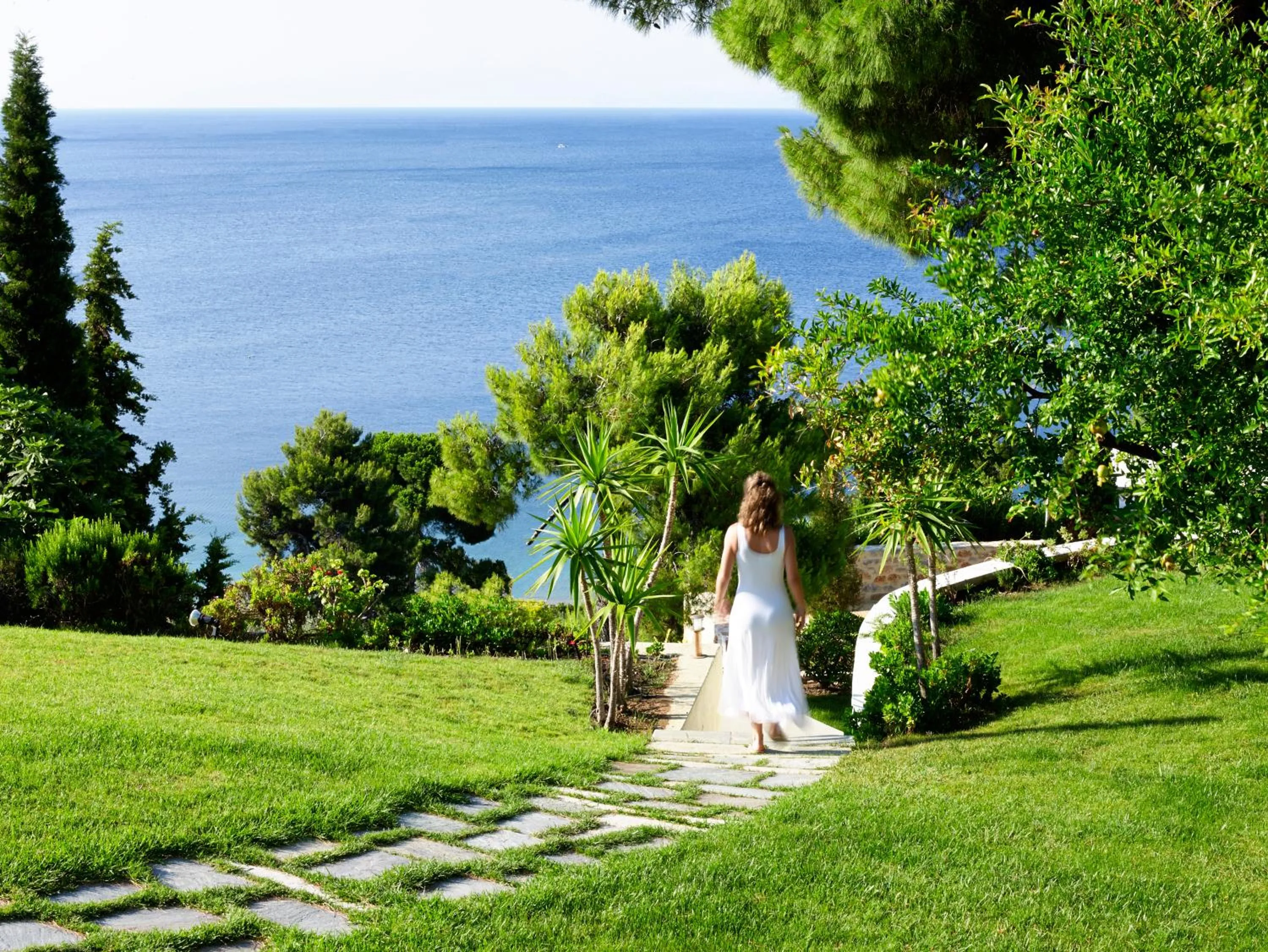 Patio in Atrium Hotel