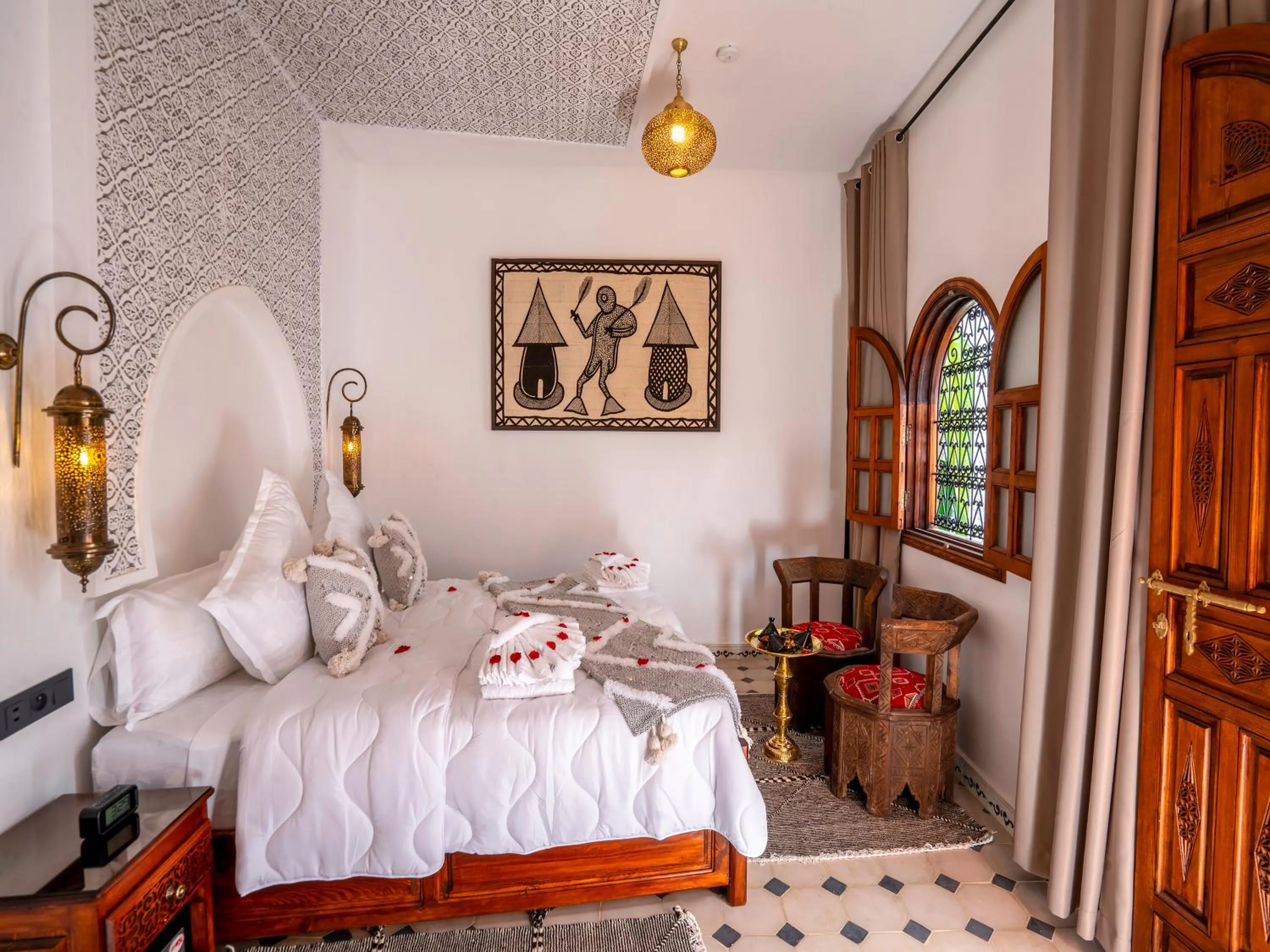 Bed in Riad Le Nid De Fatima